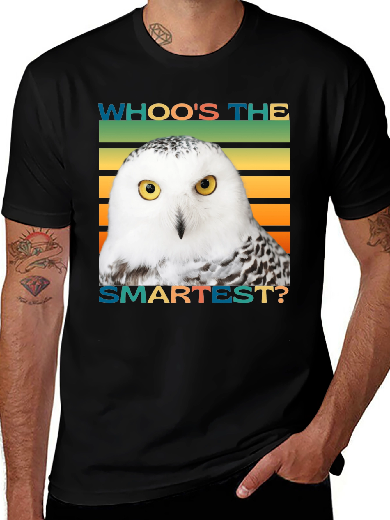 Whoos The Smartest Owl T-Shirt