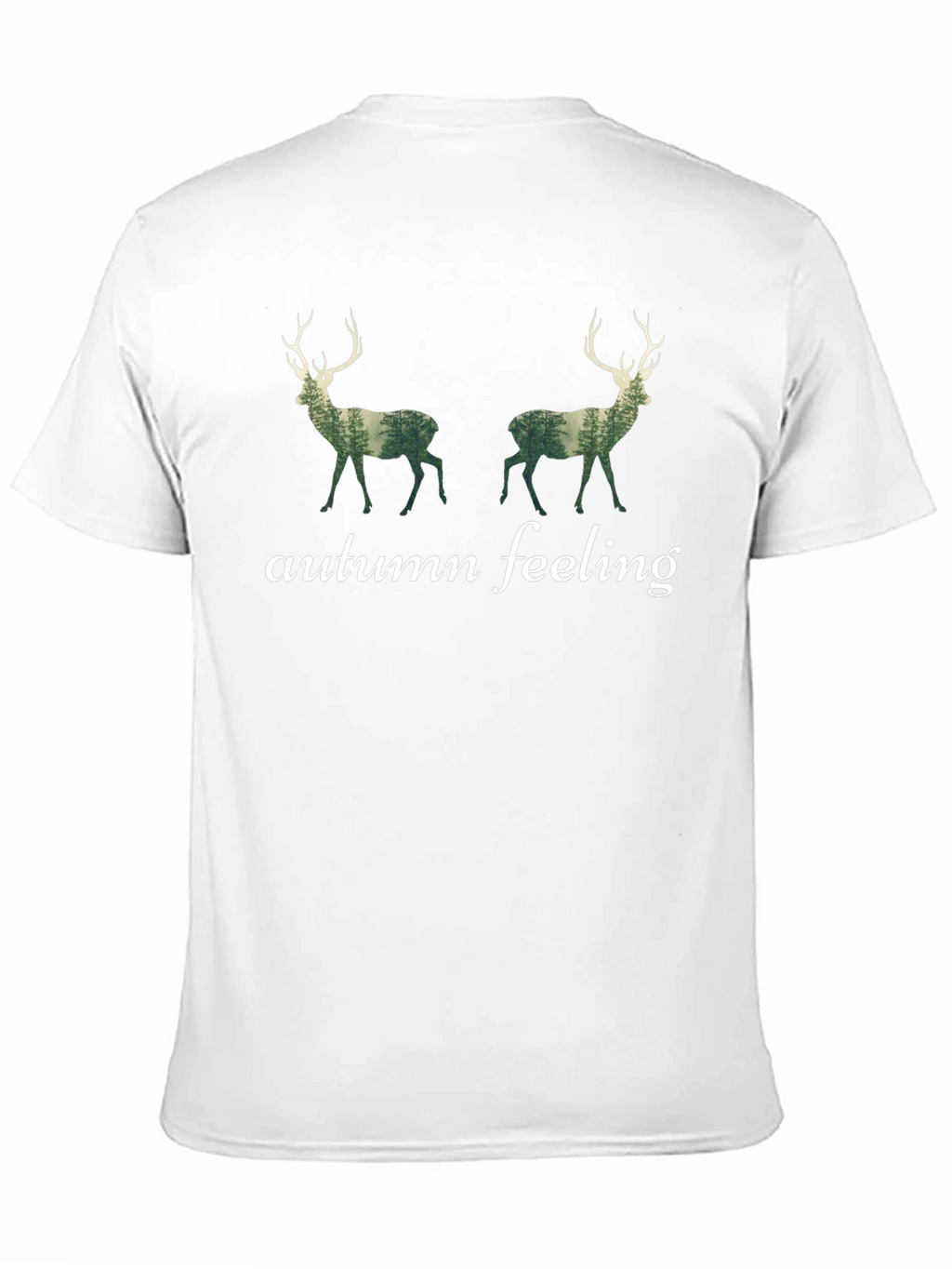 Autumn Feeling Deer Graphic T-Shirt