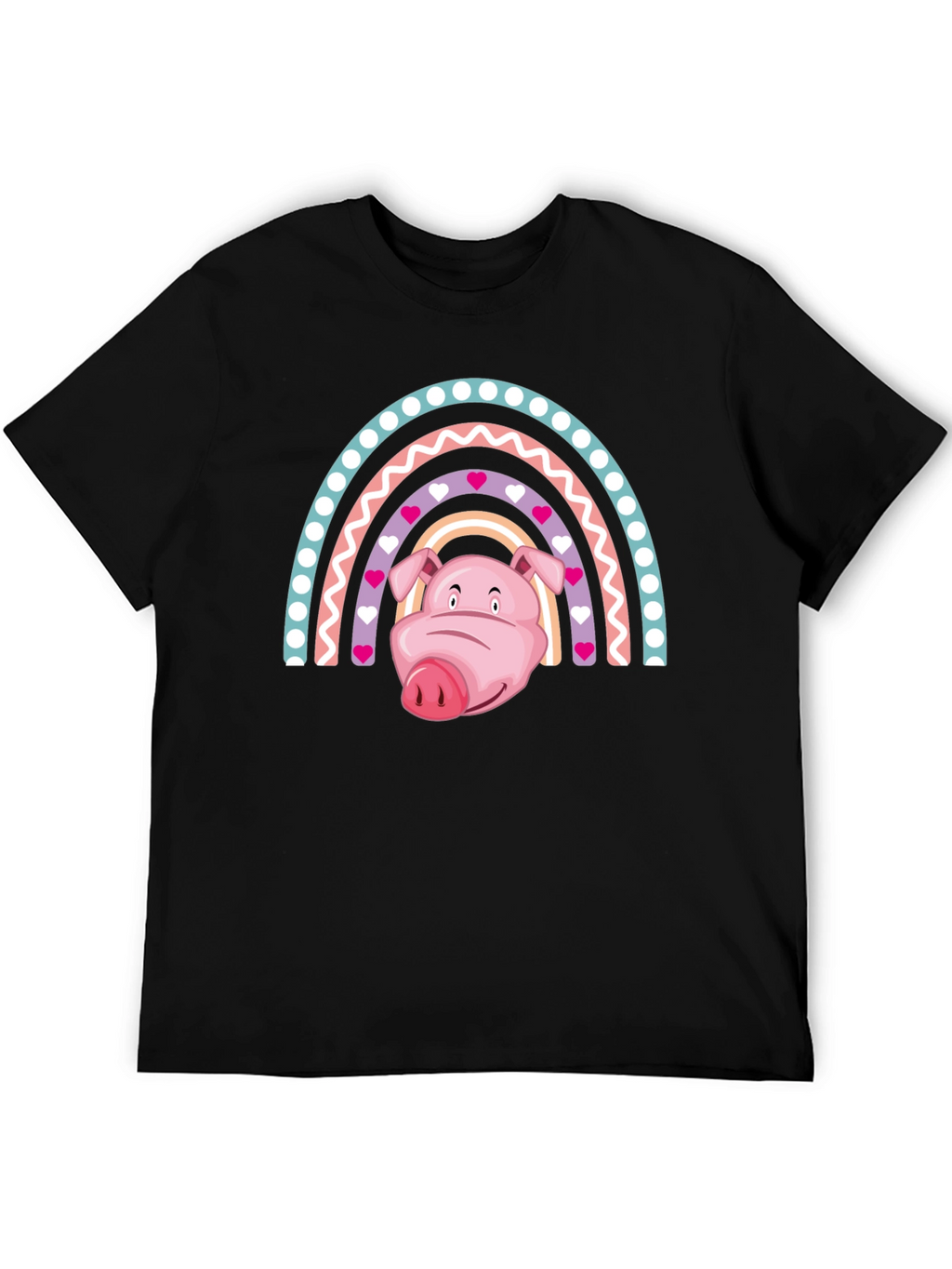 Rainbow Pig Graphic Tee