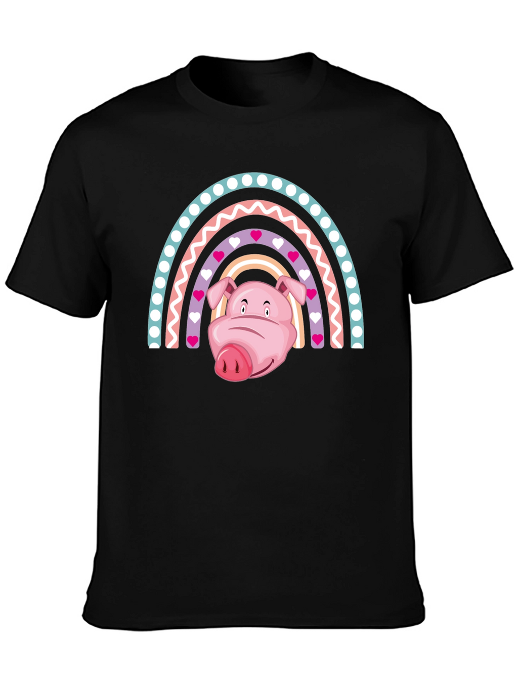Rainbow Pig Graphic Tee