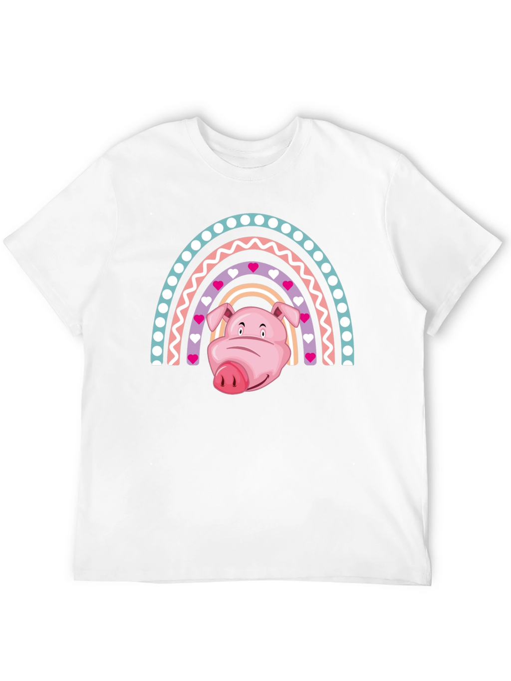 Rainbow Pig Graphic Tee