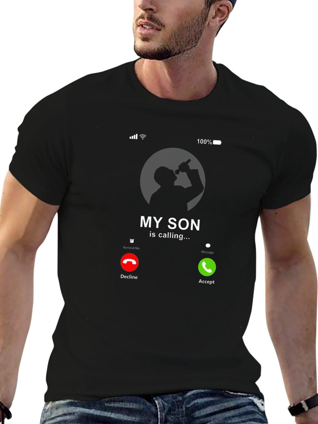 My Son is Calling T-Shirt - Funny Dad Tee