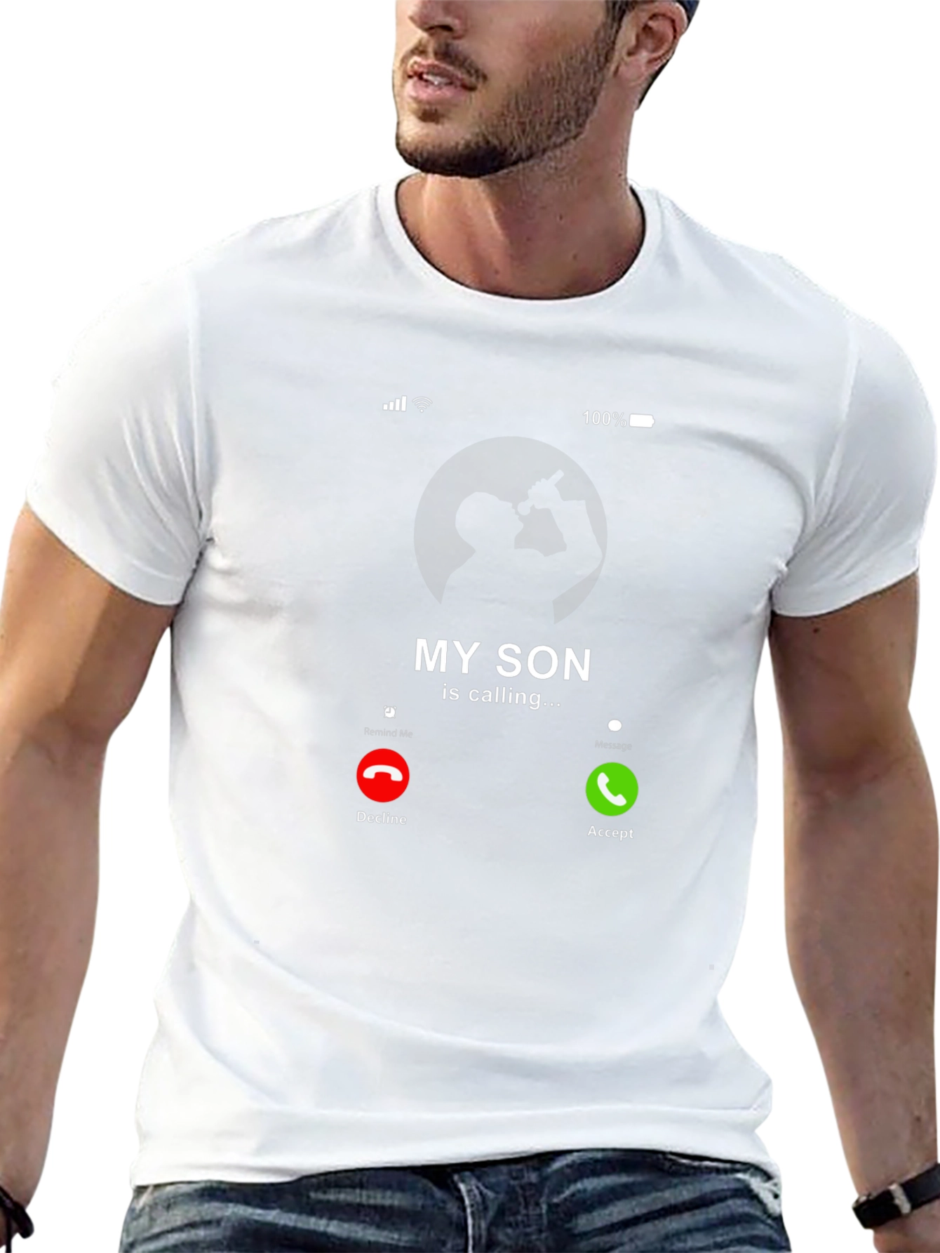 My Son is Calling T-Shirt - Funny Dad Tee