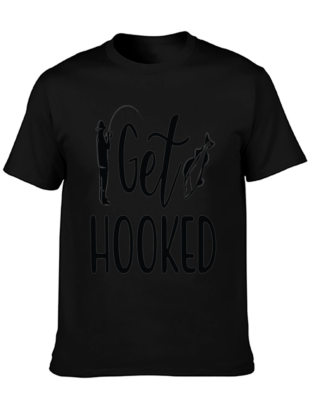 Get Hooked Fishing T-Shirt - Angler Tee