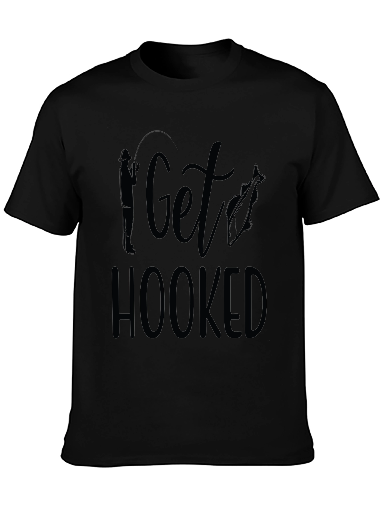 Get Hooked Fishing T-Shirt - Angler Tee