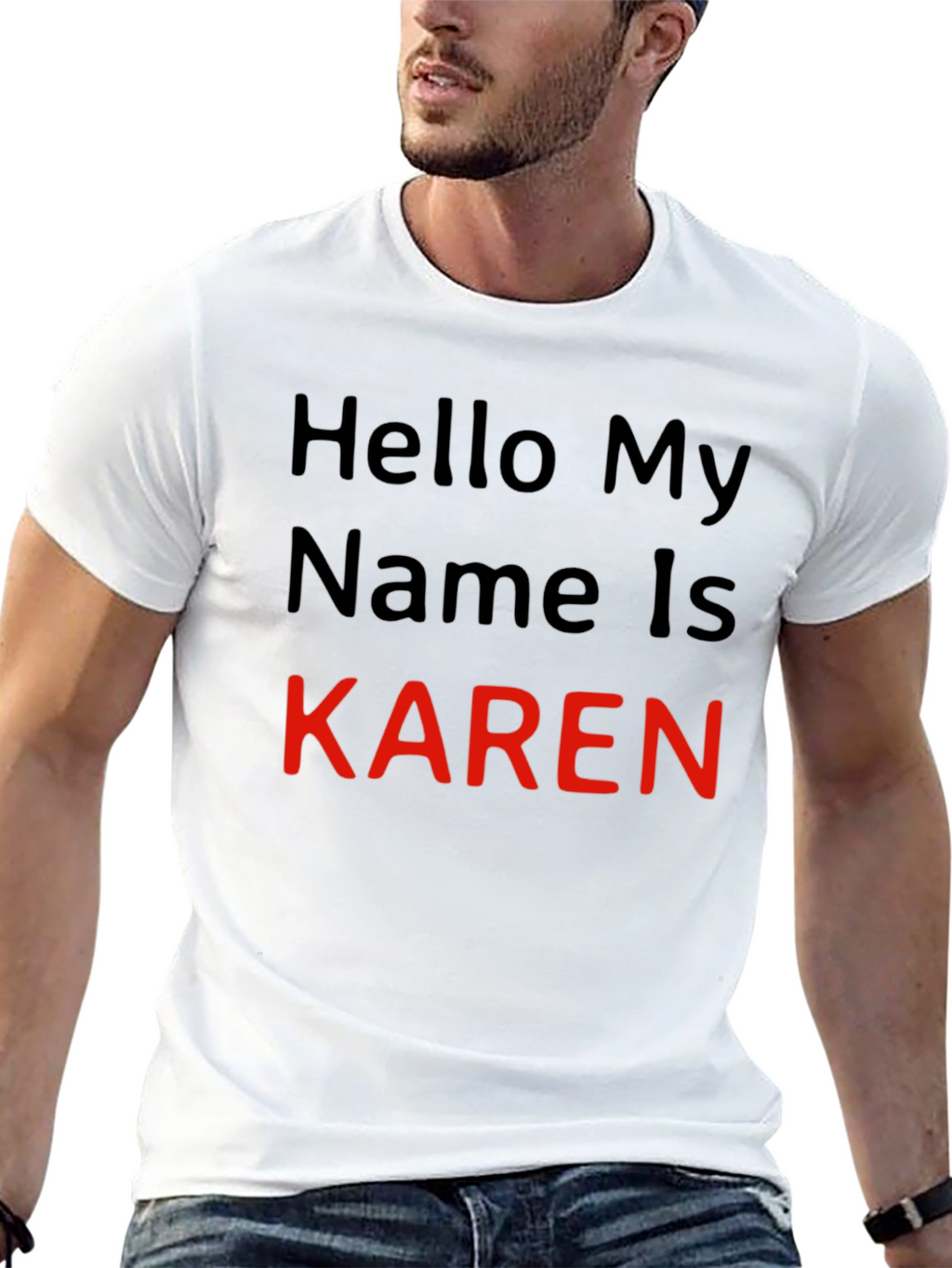 Hello My Name is Karen T-Shirt Novelty Tee