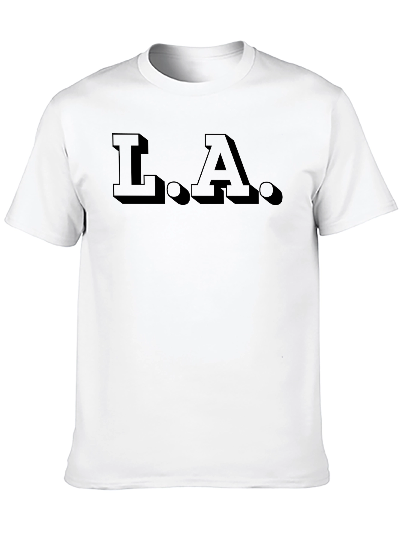 LA Graphic Tee - Minimalist Design Casual Comfort