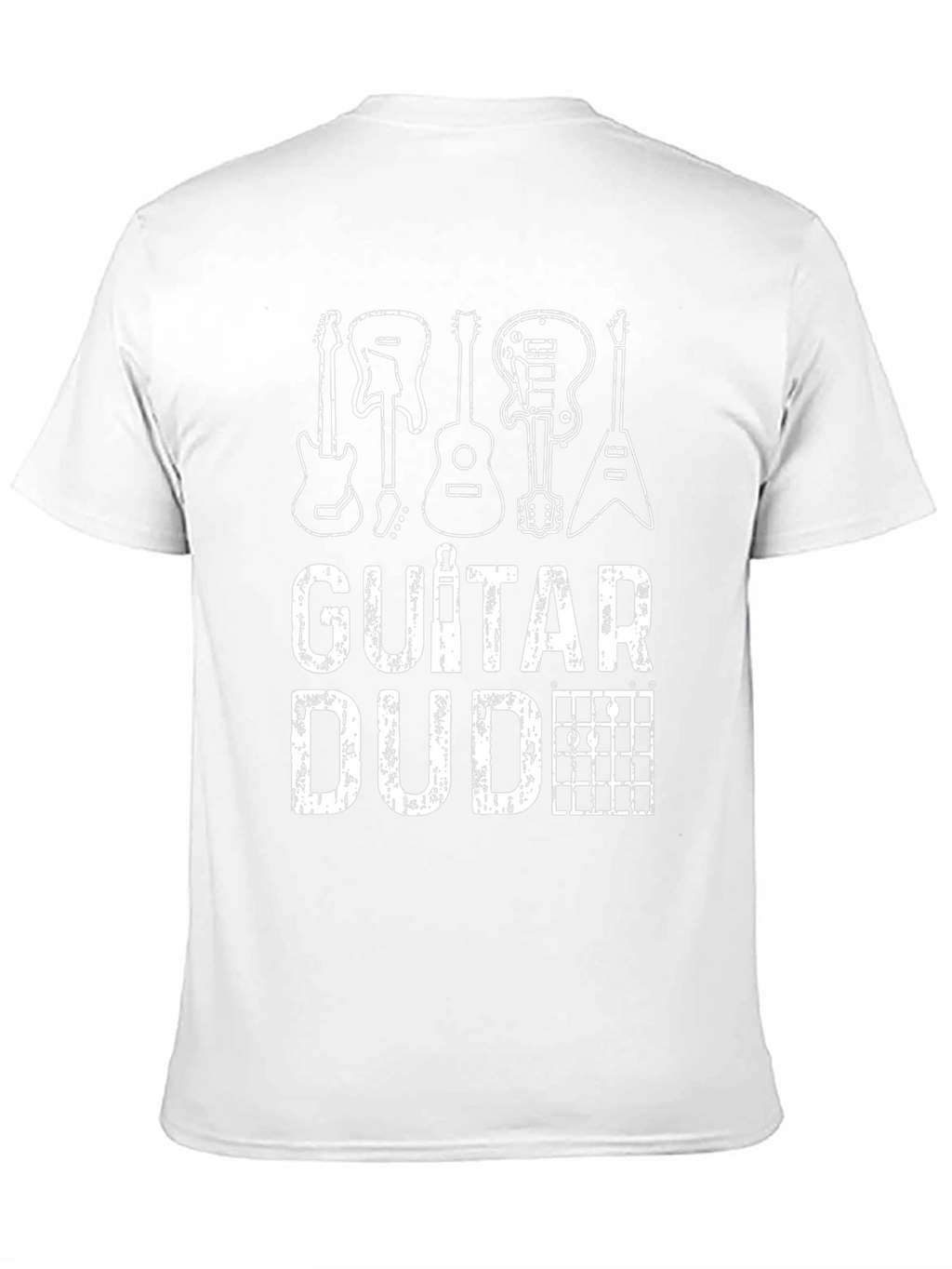 Guitar Dude Black T-Shirt - Music Lover Tee