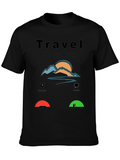 Travel Is Calling Graphic Tee - Adventure Awaits!