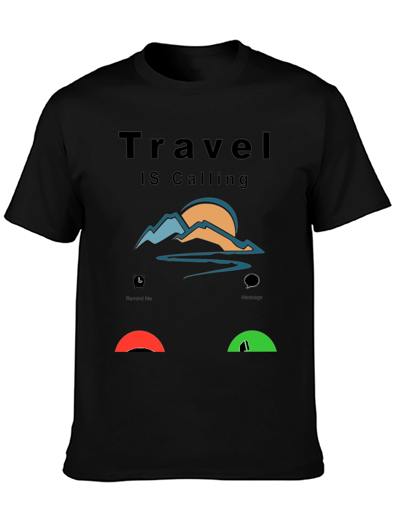 Travel Is Calling Graphic Tee - Adventure Awaits!