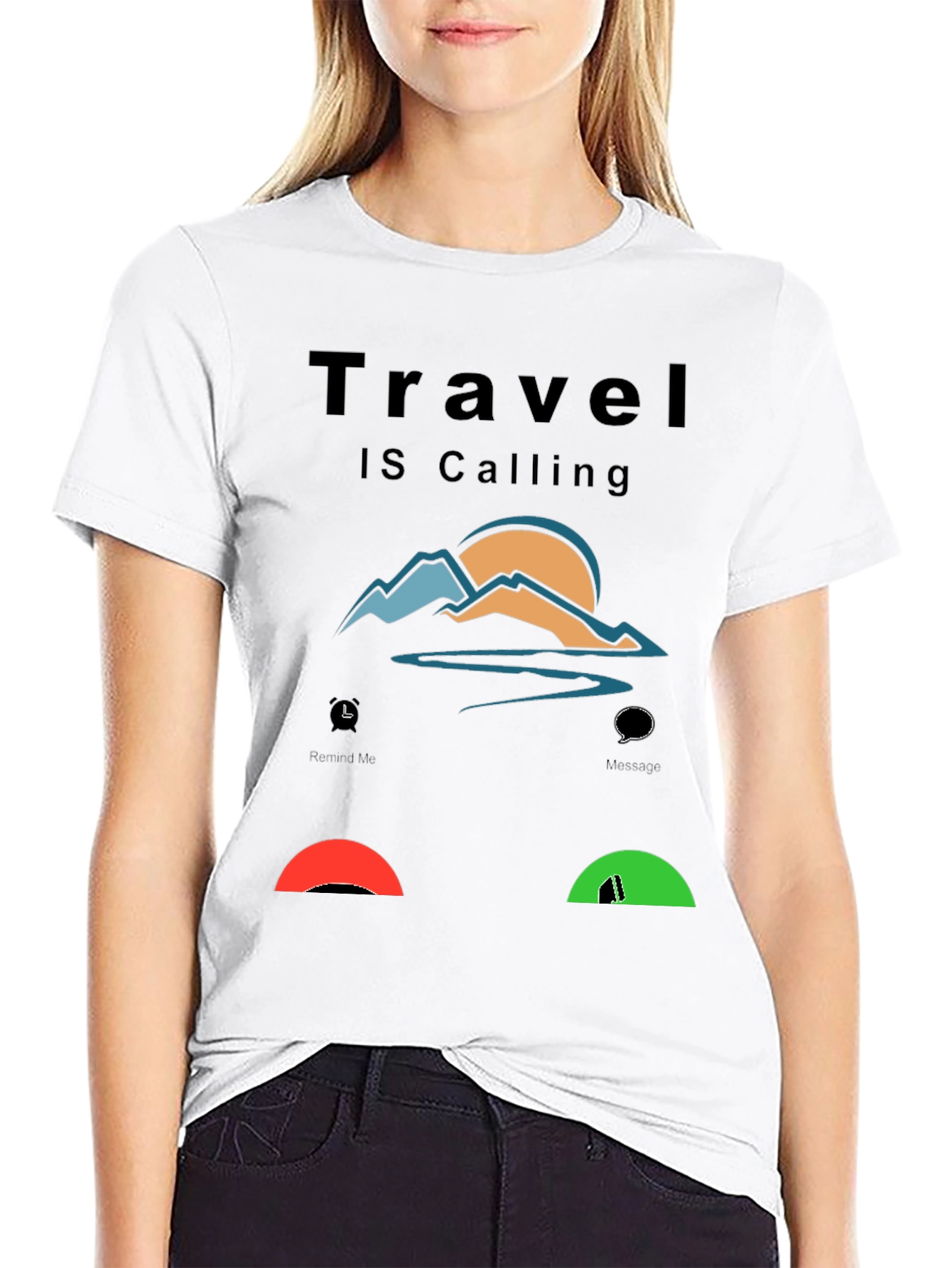 Travel Is Calling Graphic Tee - Adventure Awaits!