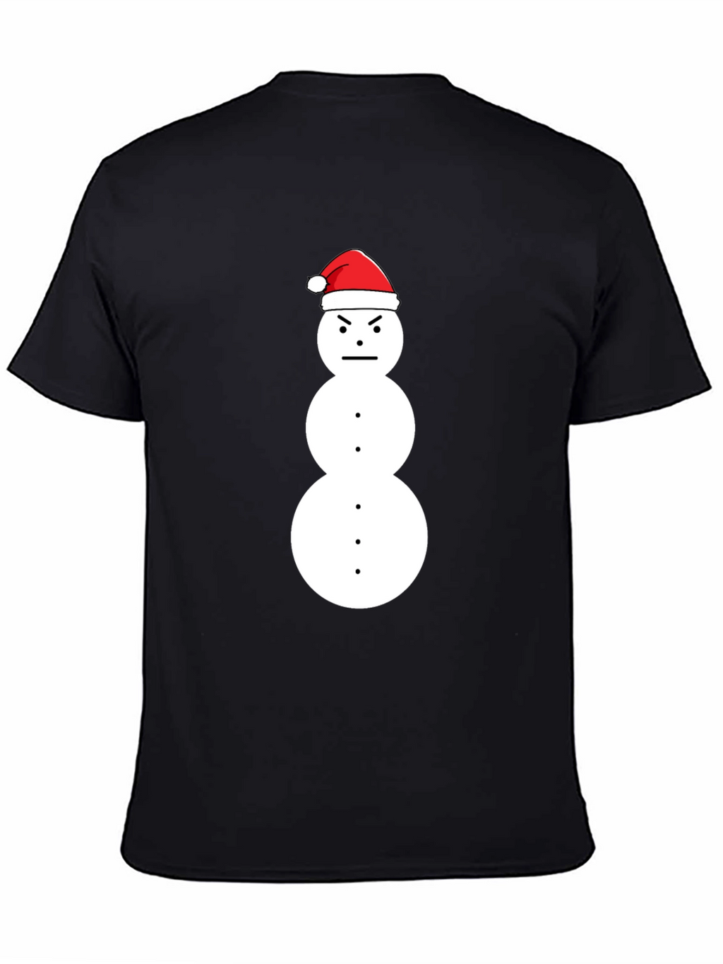 Grumpy Snowman Christmas T-Shirt - Holiday Humor Tee