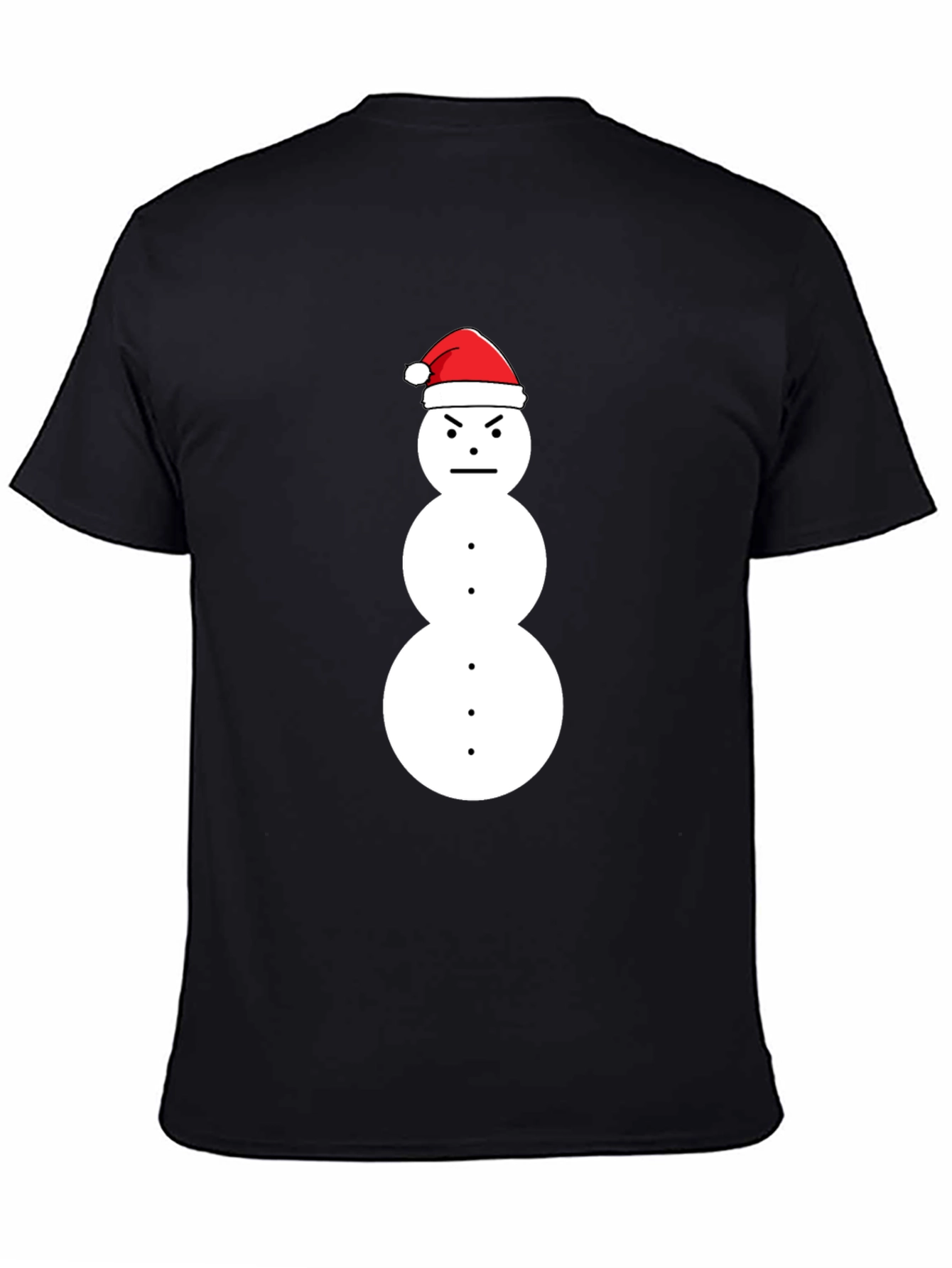Grumpy Snowman Christmas T-Shirt - Holiday Humor Tee