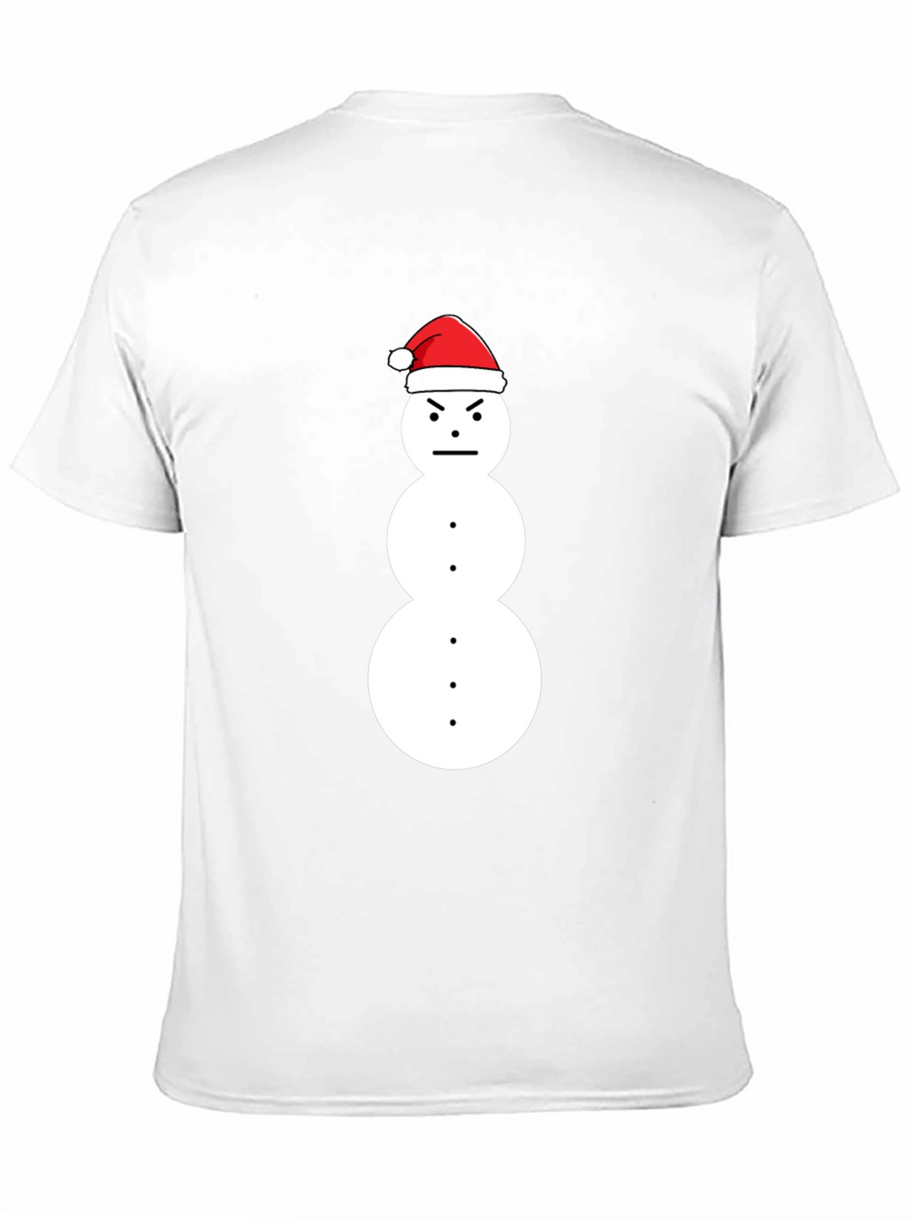 Grumpy Snowman Christmas T-Shirt - Holiday Humor Tee