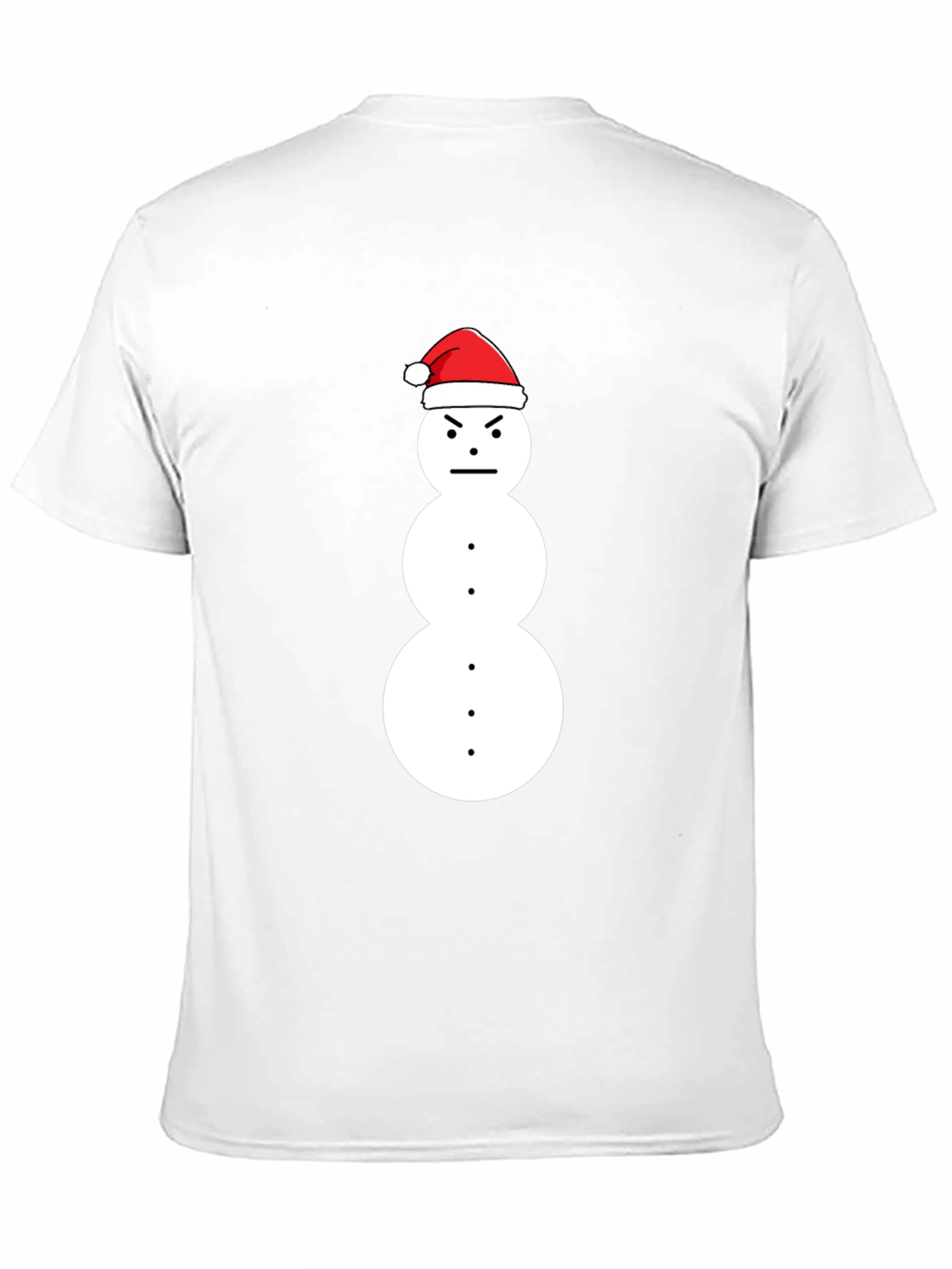 Grumpy Snowman Christmas T-Shirt - Holiday Humor Tee