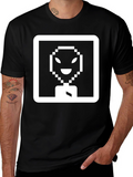 Pixel Alien Graphic Tee - Retro Style T-Shirt