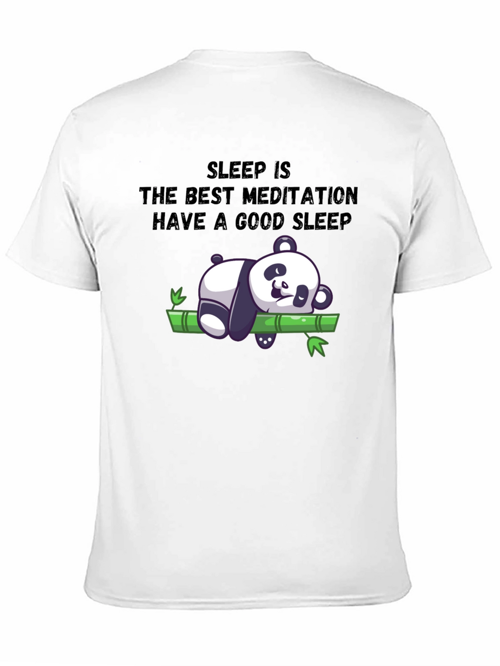 Sleep Meditation Panda T-Shirt - Relax & Sleep Well