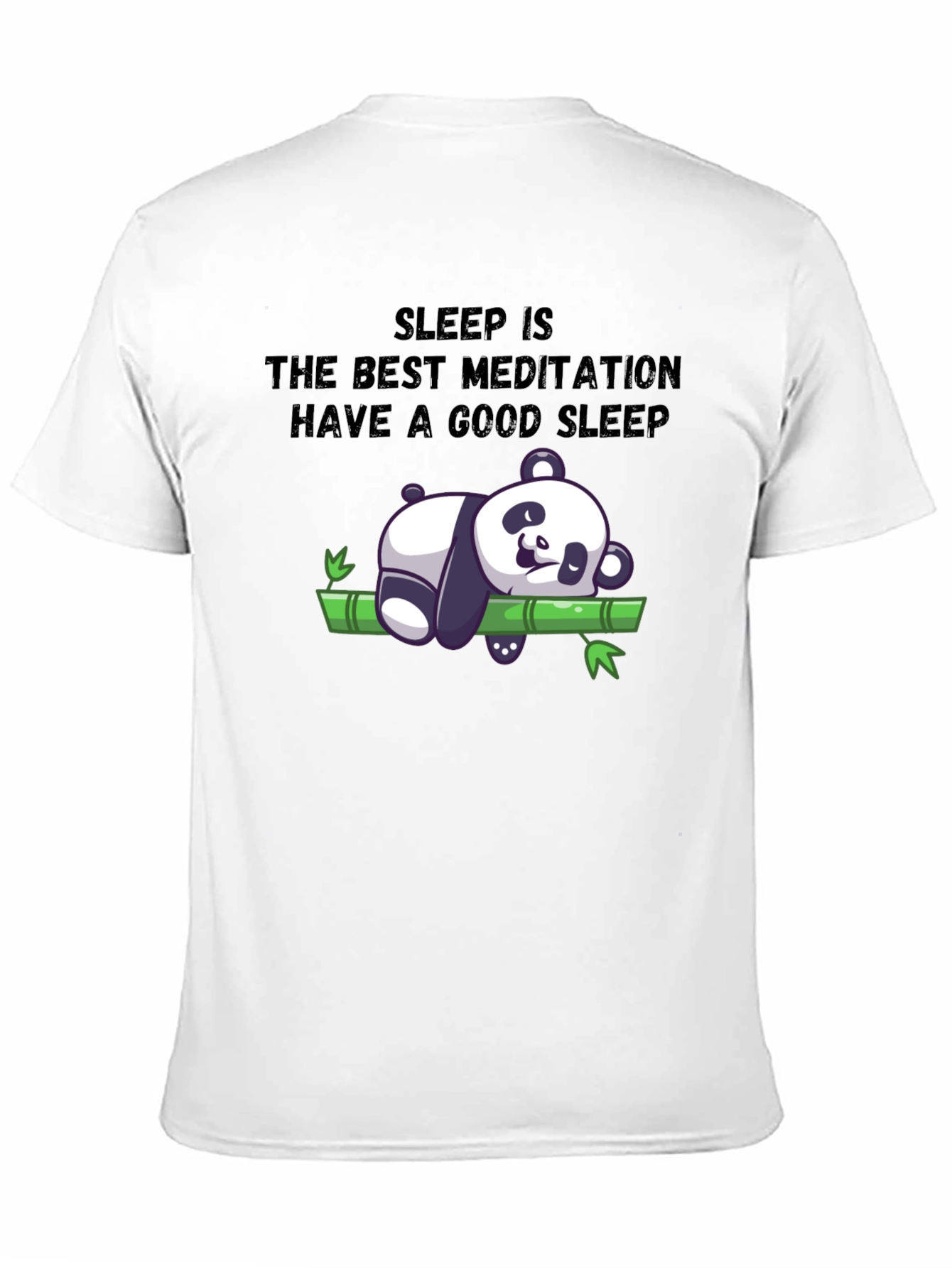 Sleep Meditation Panda T-Shirt - Relax & Sleep Well