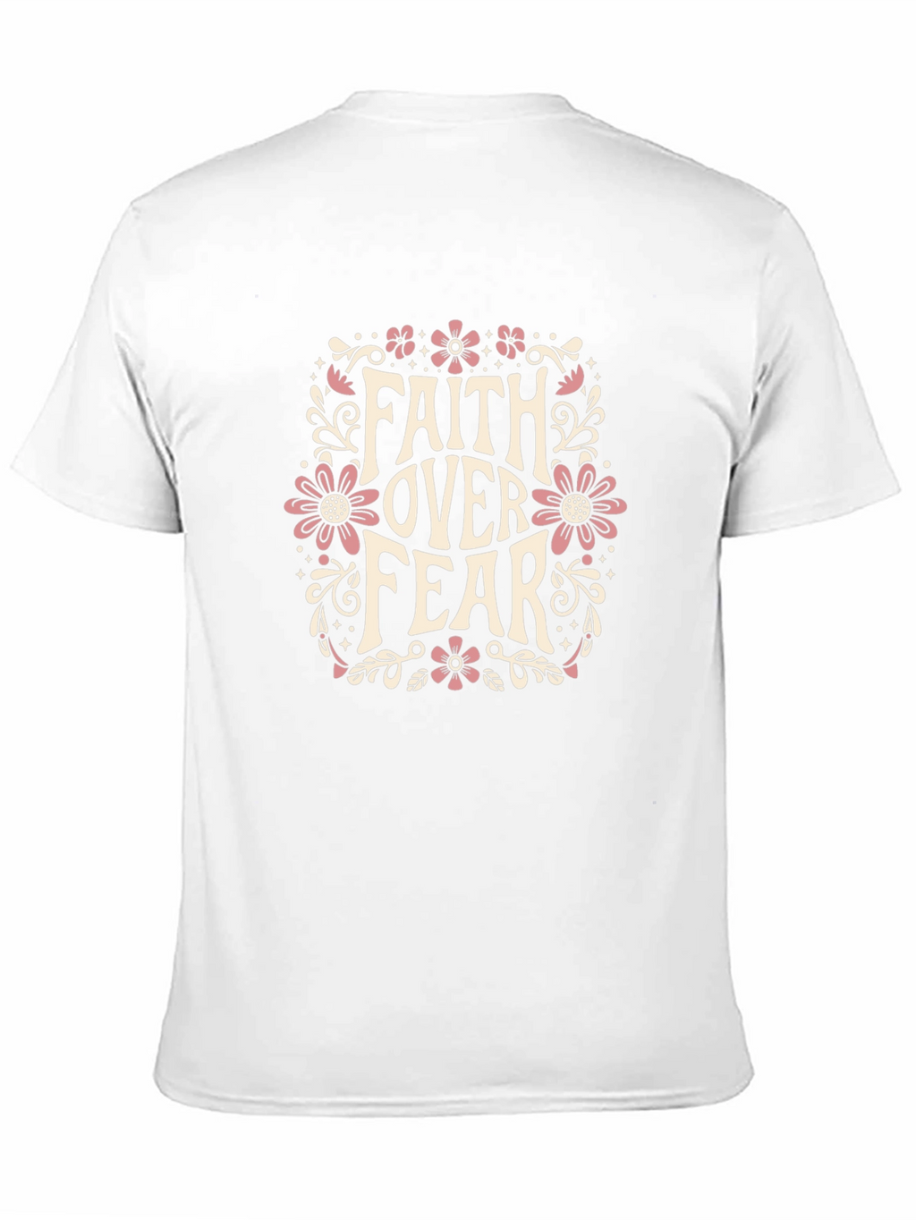 Faith Over Fear Graphic Black T-Shirt