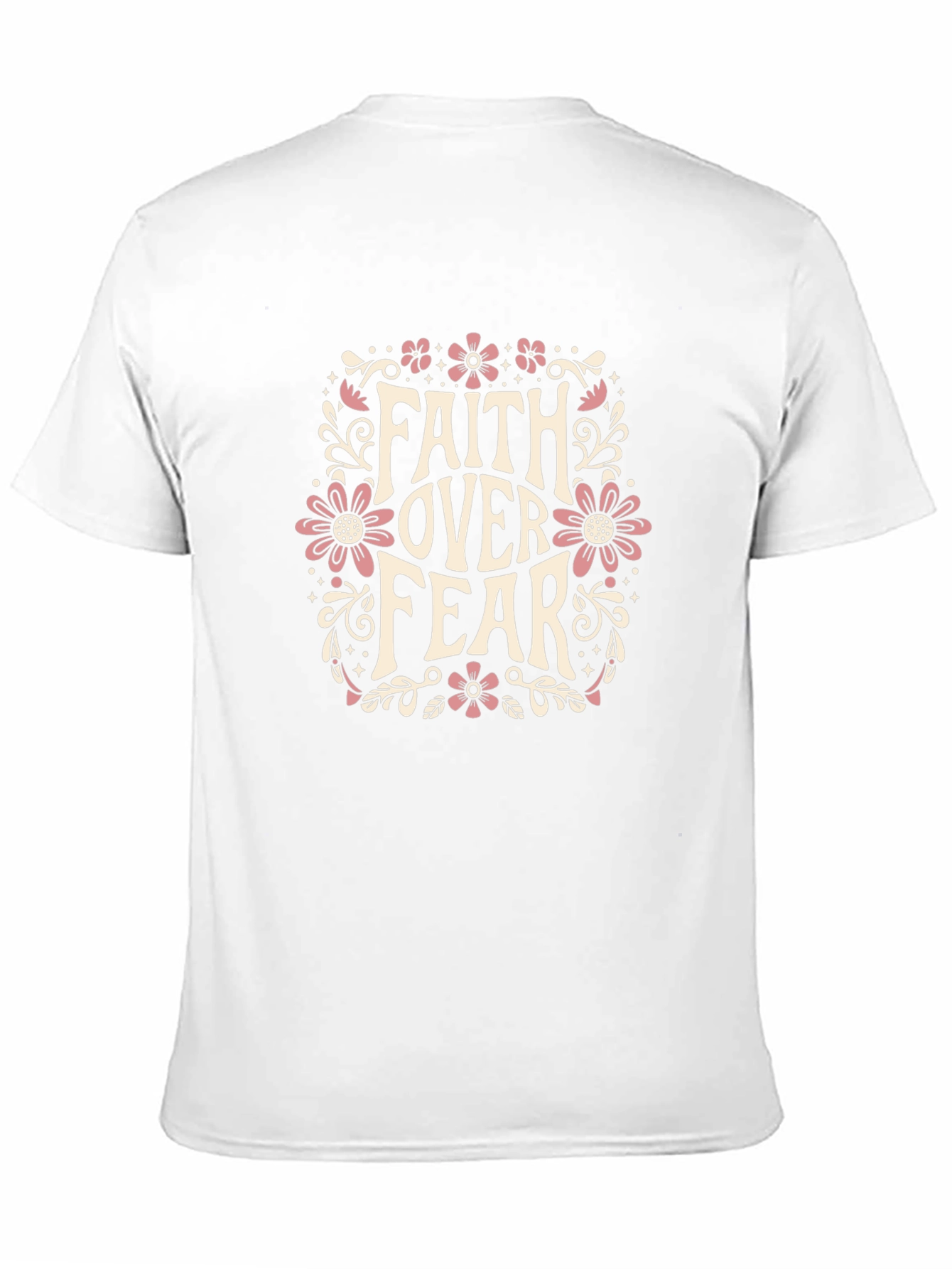 Faith Over Fear Graphic Black T-Shirt