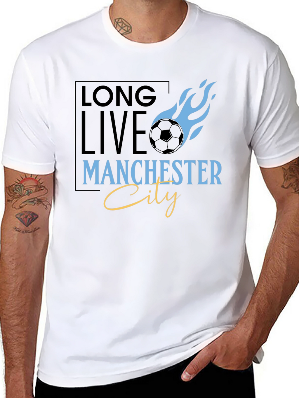 Long Live Manchester City Graphic Tee