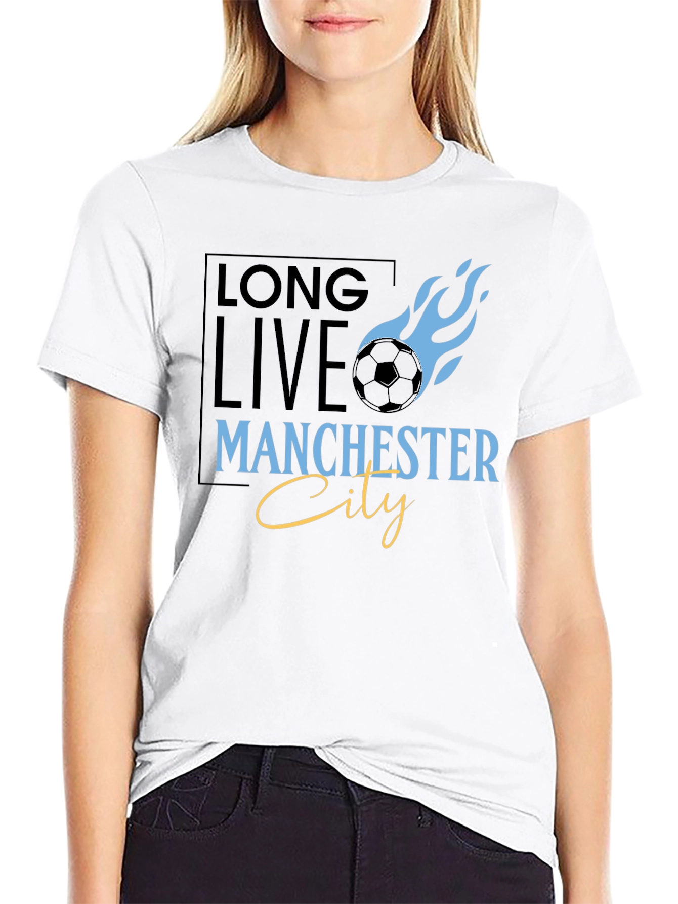 Long Live Manchester City Graphic Tee