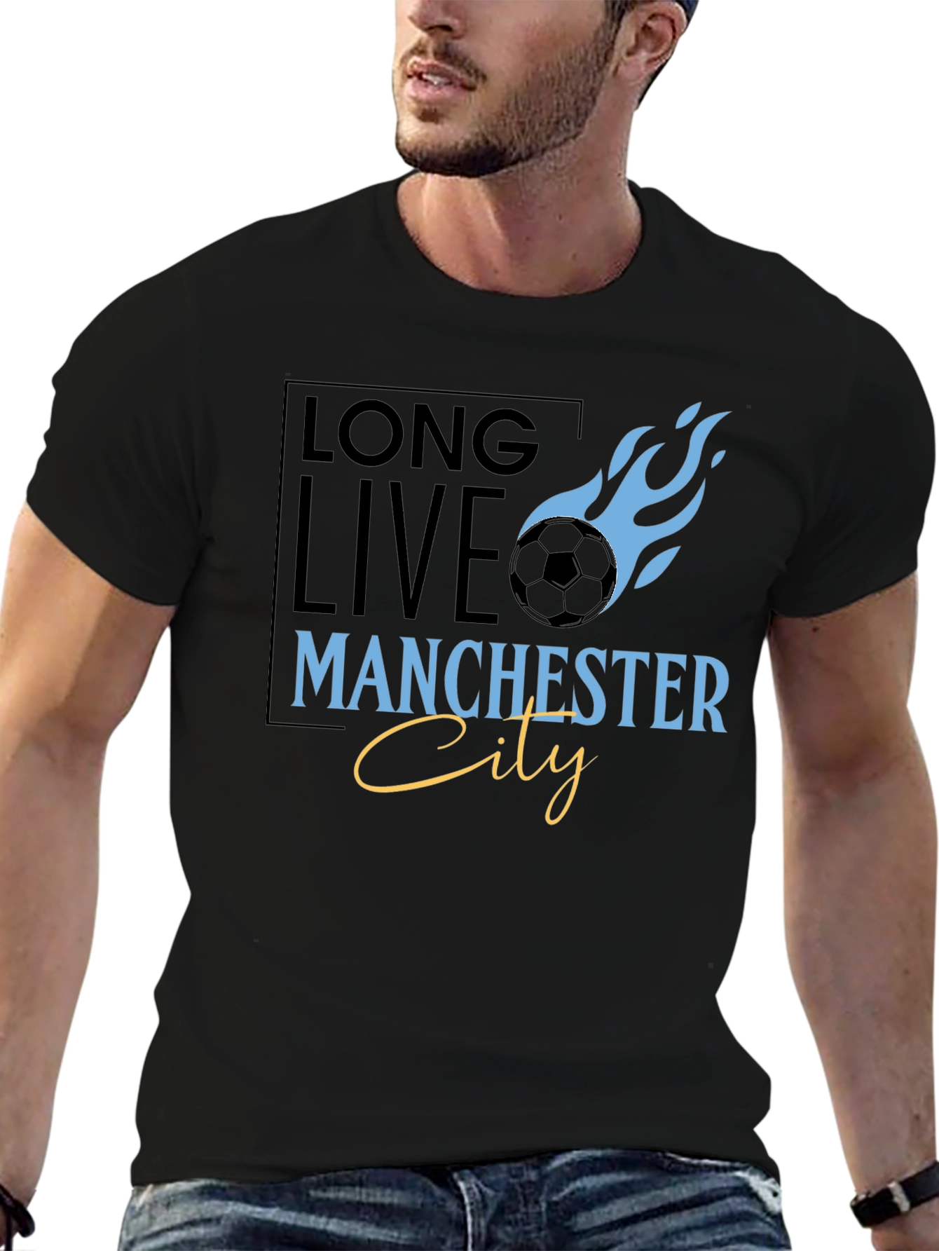 Long Live Manchester City Graphic Tee