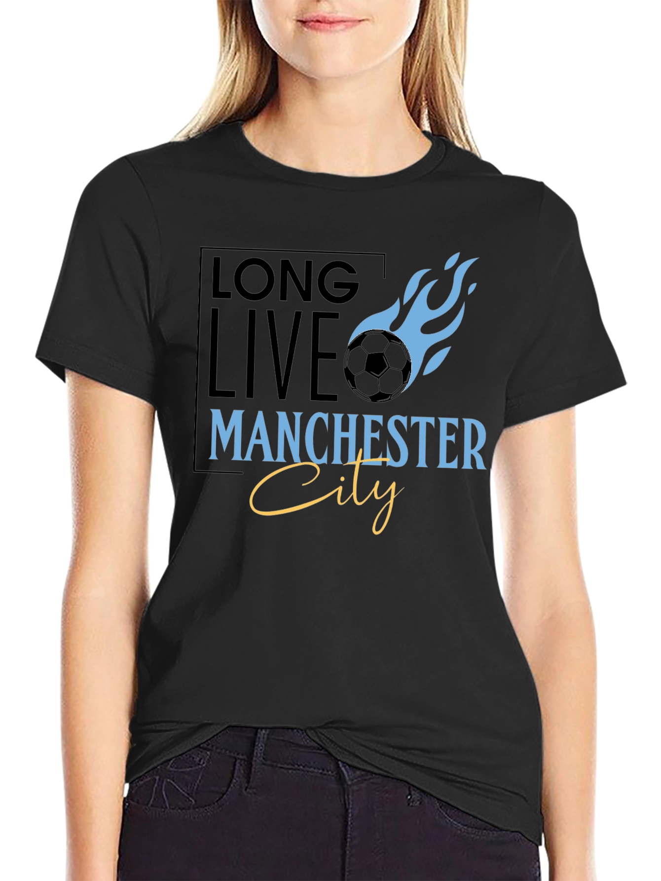 Long Live Manchester City Graphic Tee