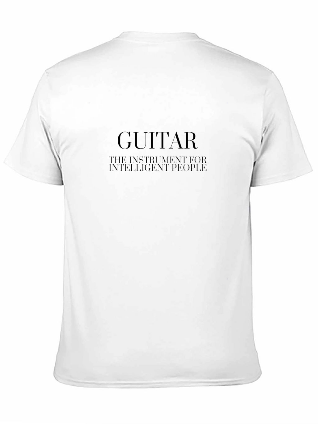 Guitar Instrument for Intelligent People Black T-Shirt