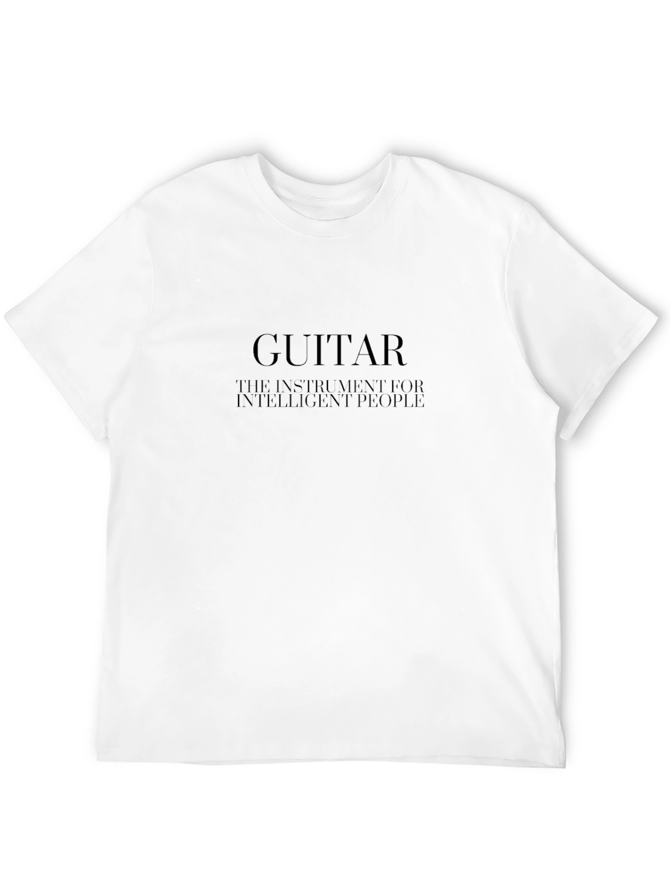 Guitar Instrument for Intelligent People Black T-Shirt