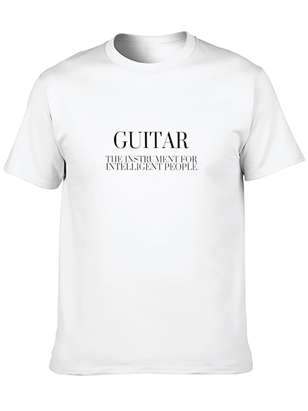 Guitar Instrument for Intelligent People Black T-Shirt