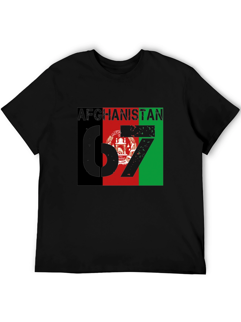Afghanistan Flag T-Shirt - Mens Graphic Tee