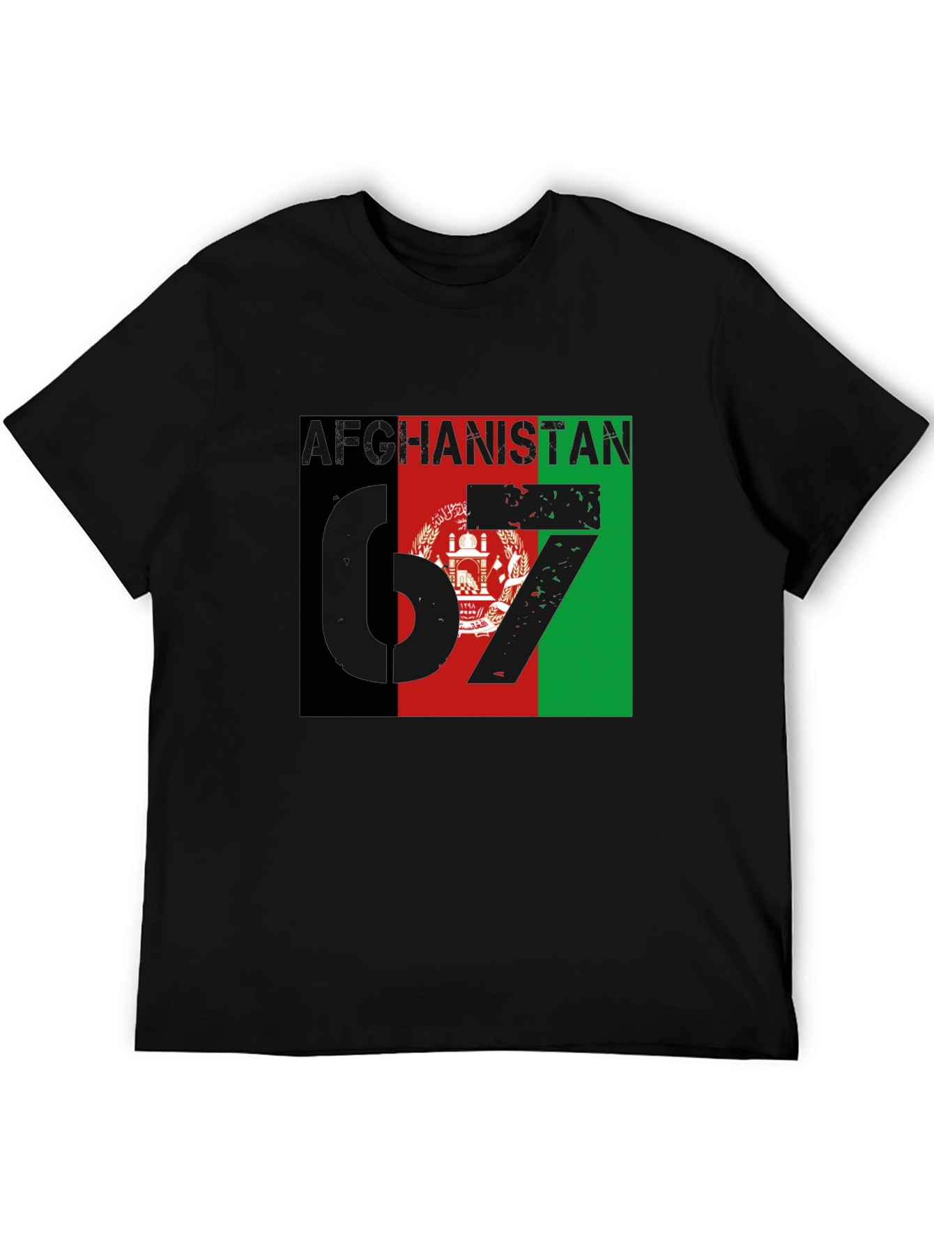Afghanistan Flag T-Shirt - Mens Graphic Tee