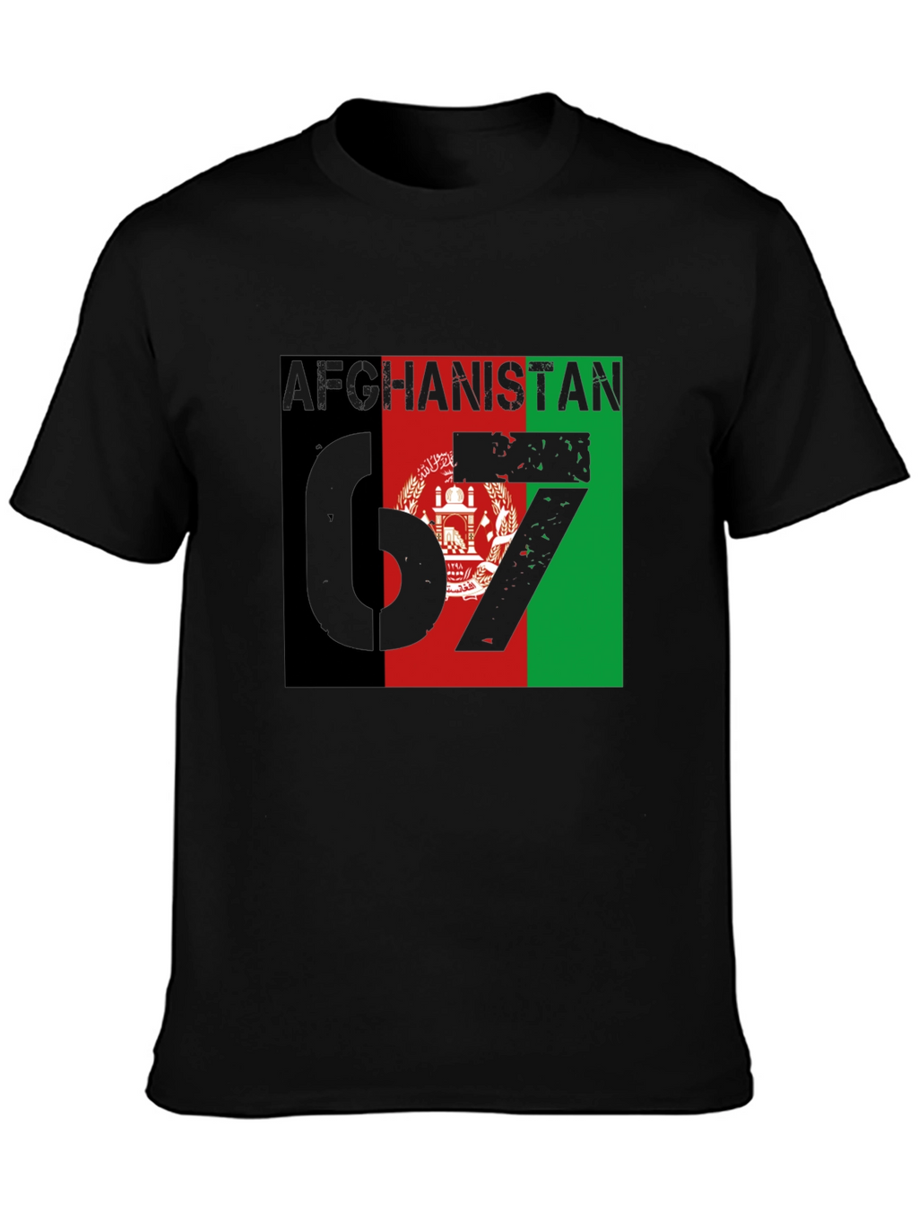 Afghanistan Flag T-Shirt - Mens Graphic Tee