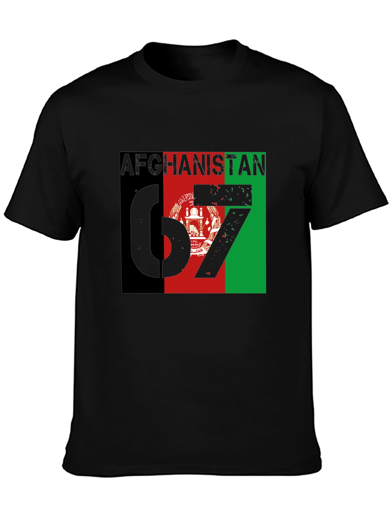 Afghanistan Flag T-Shirt - Mens Graphic Tee