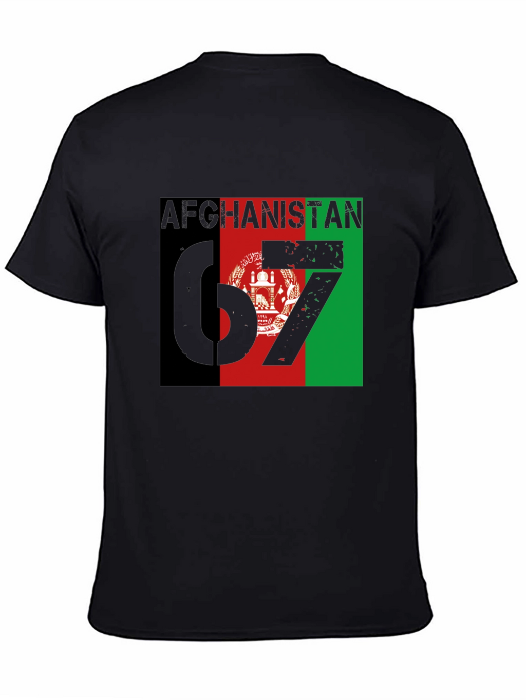 Afghanistan Flag T-Shirt - Mens Graphic Tee