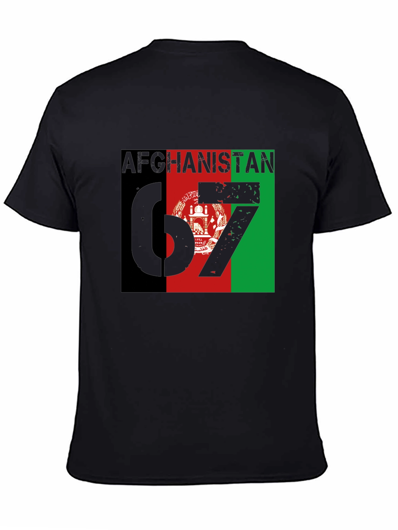Afghanistan Flag T-Shirt - Mens Graphic Tee
