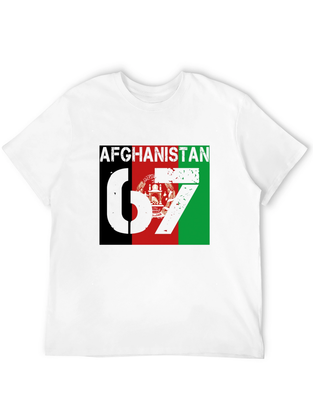 Afghanistan Flag T-Shirt - Mens Graphic Tee