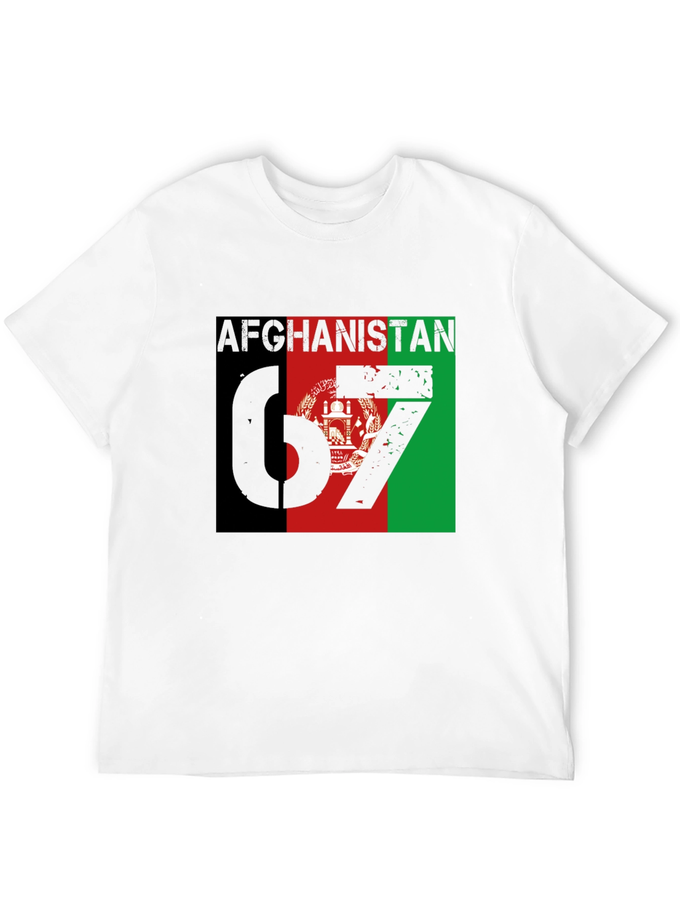 Afghanistan Flag T-Shirt - Mens Graphic Tee
