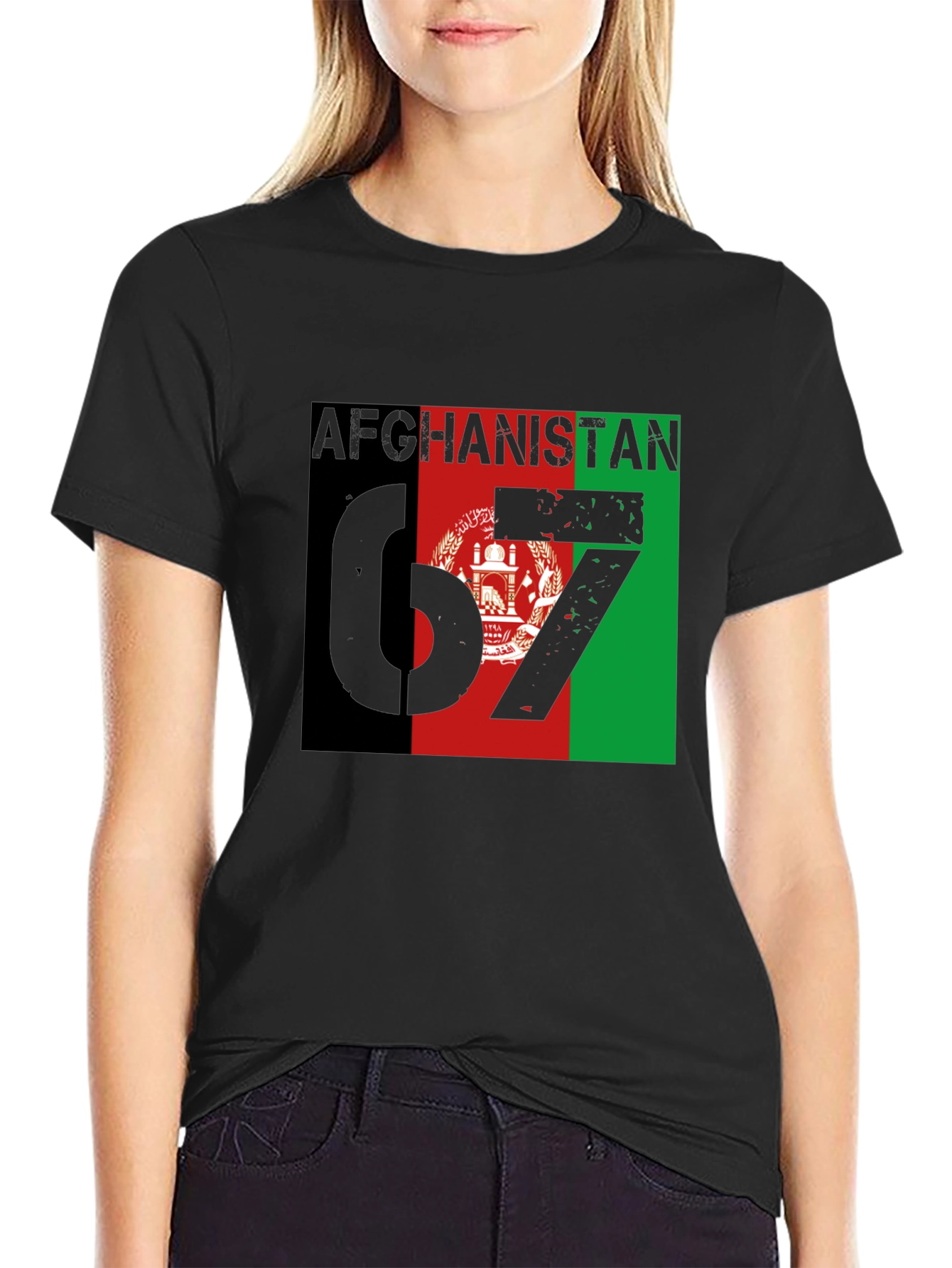 Afghanistan Flag T-Shirt - Mens Graphic Tee