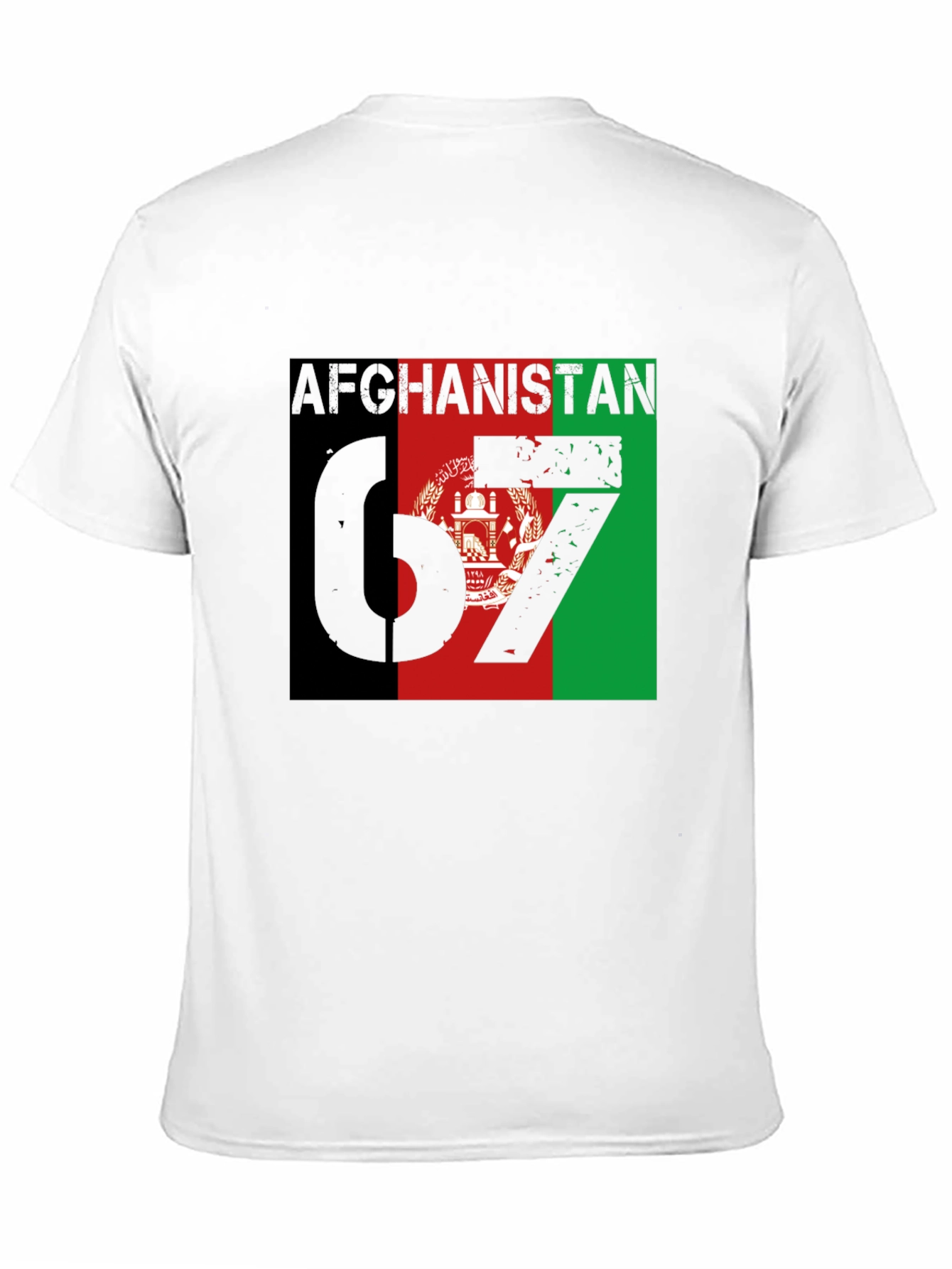 Afghanistan Flag T-Shirt - Mens Graphic Tee