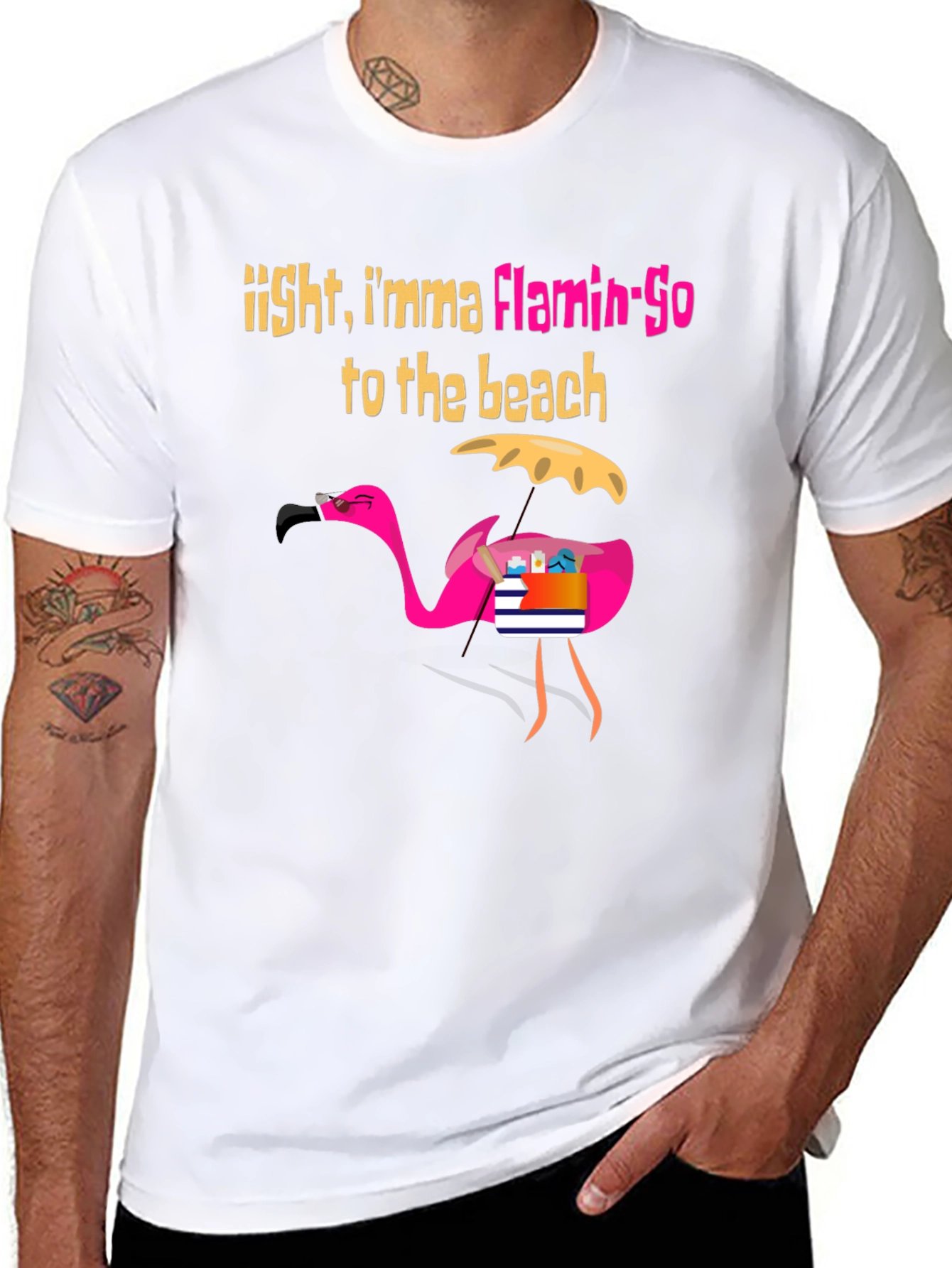Flamingo Beach T-Shirt