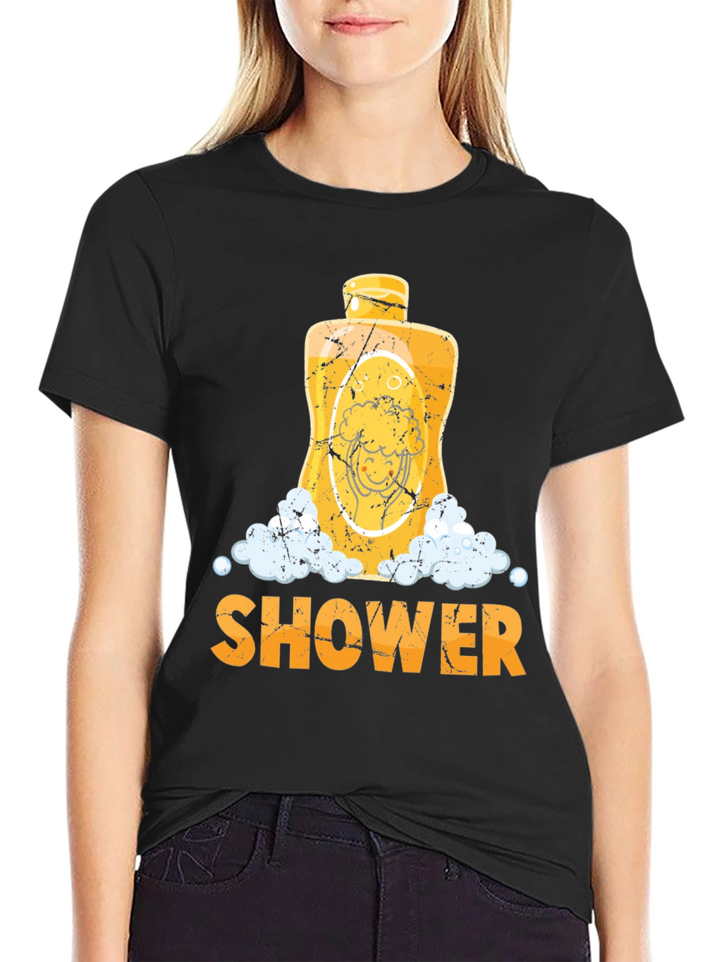 Shower Time T-Shirt - Fun Bath Design