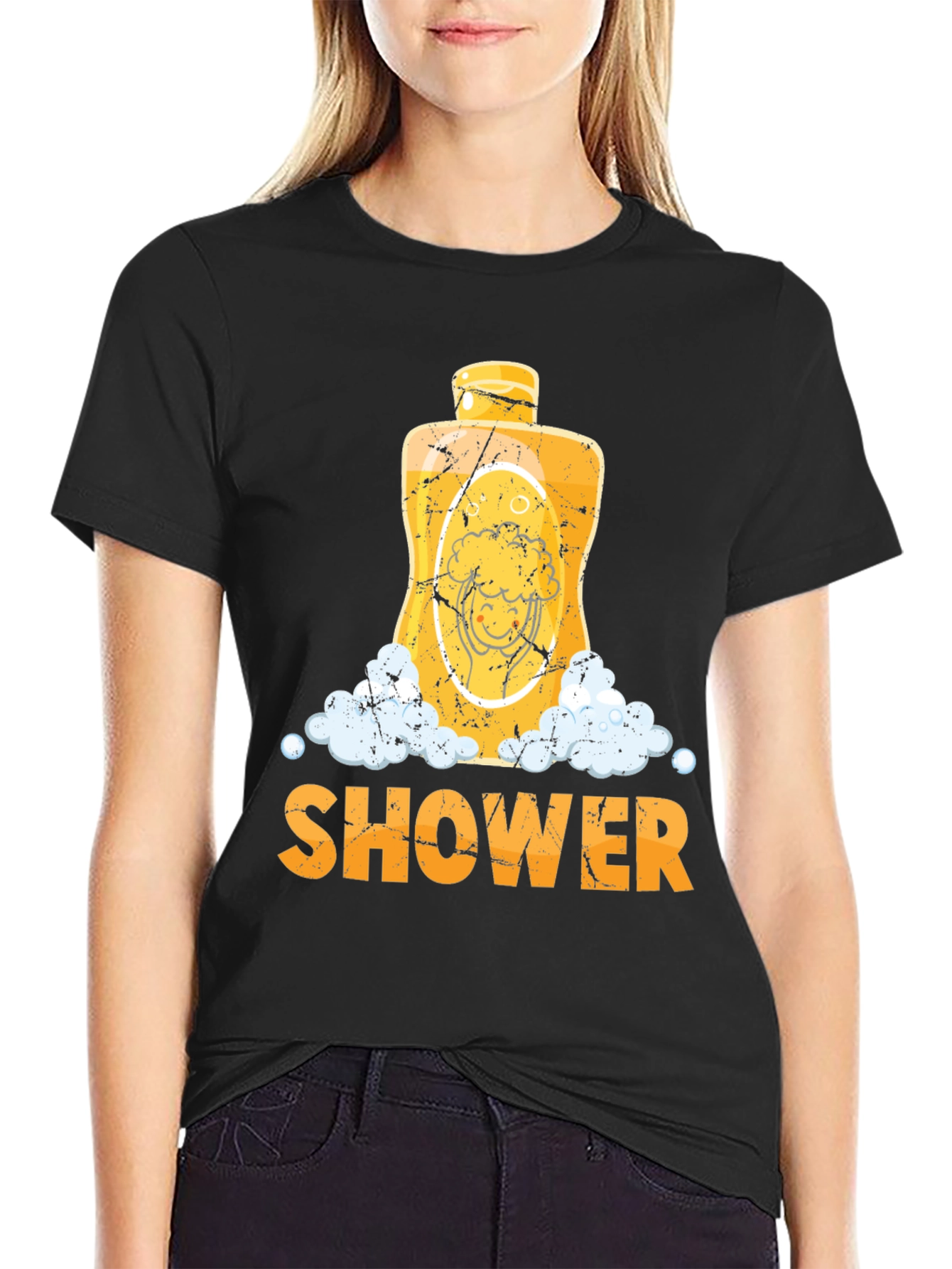Shower Time T-Shirt - Fun Bath Design