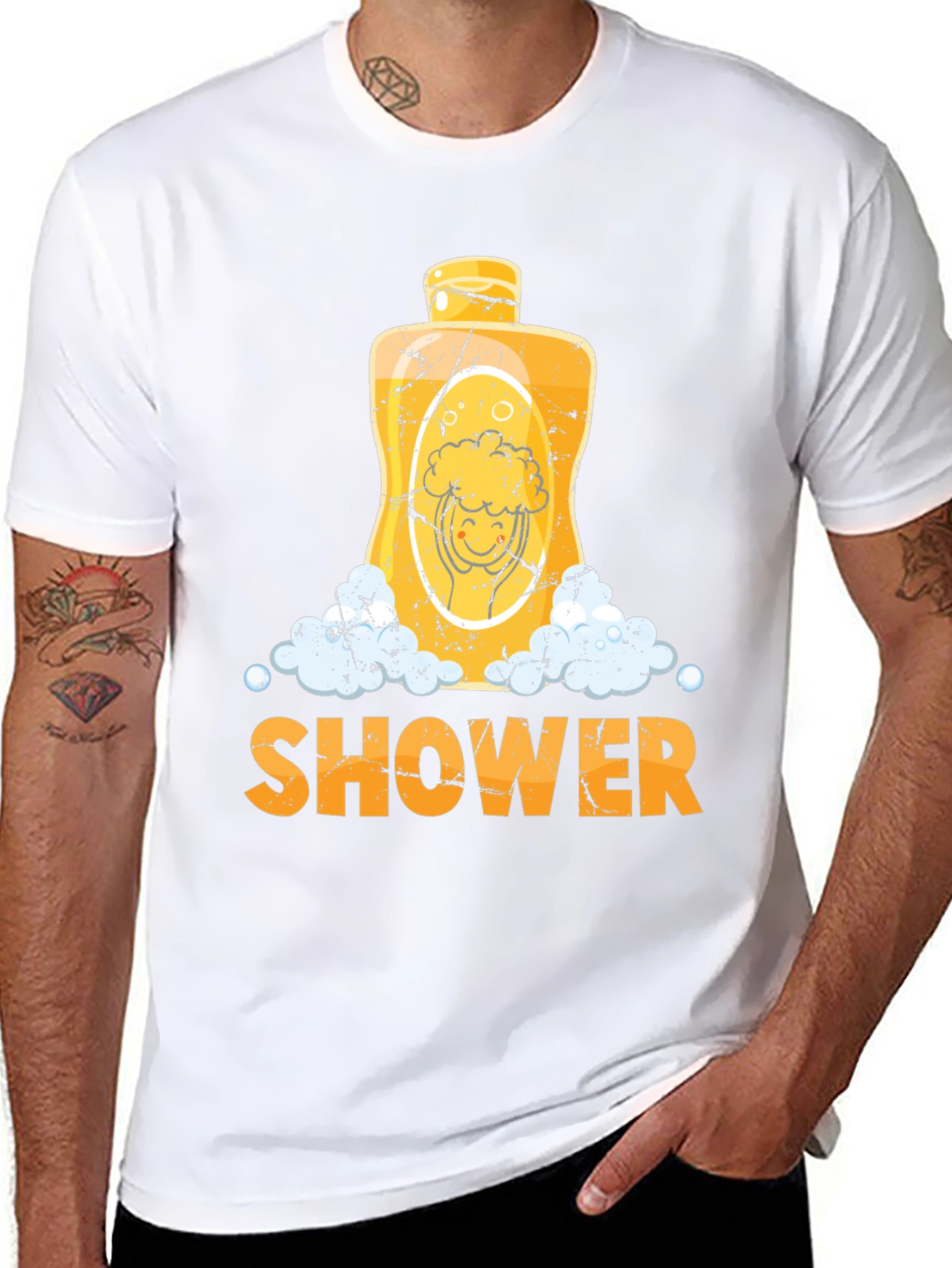 Shower Time T-Shirt - Fun Bath Design