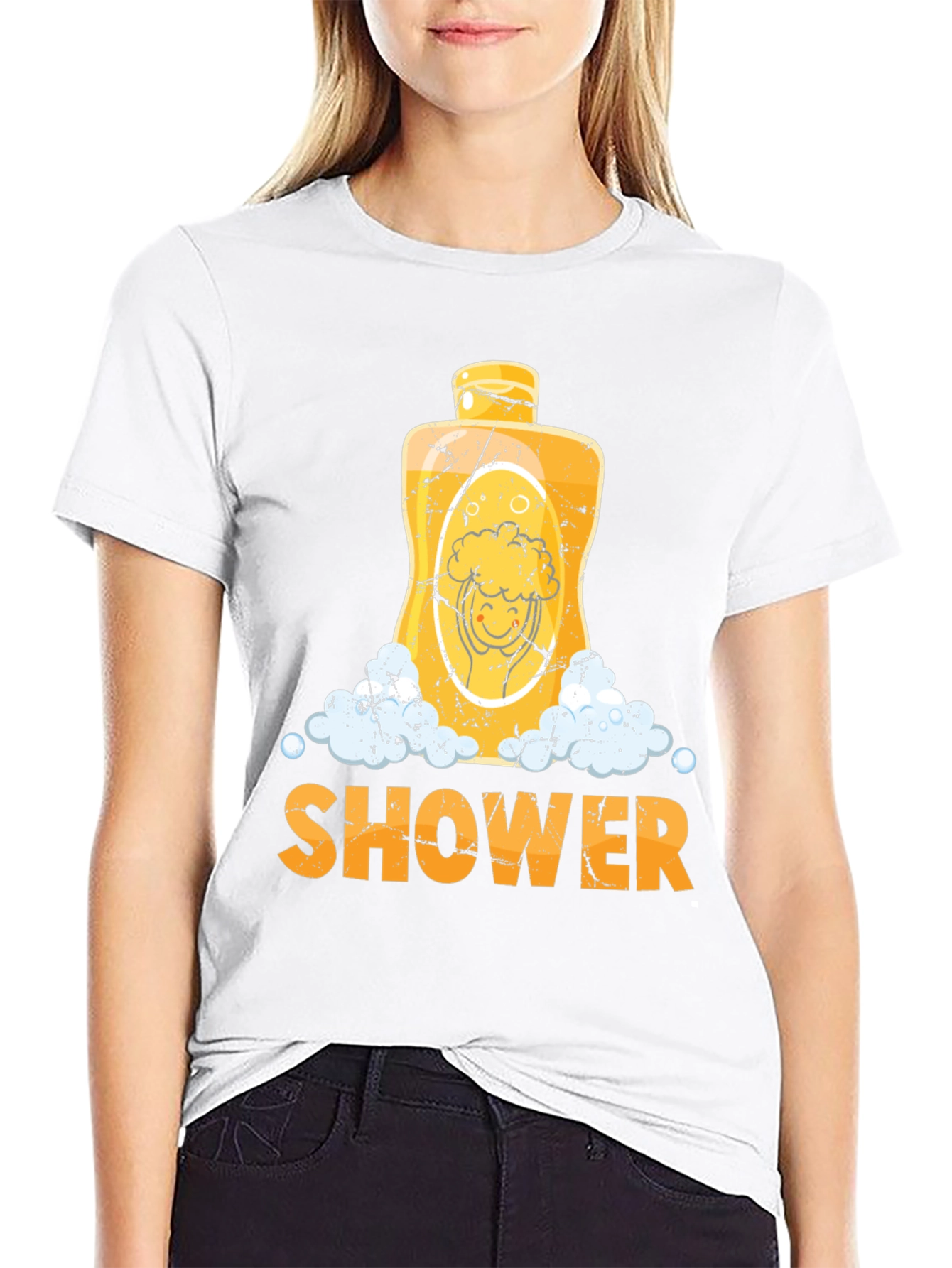 Shower Time T-Shirt - Fun Bath Design
