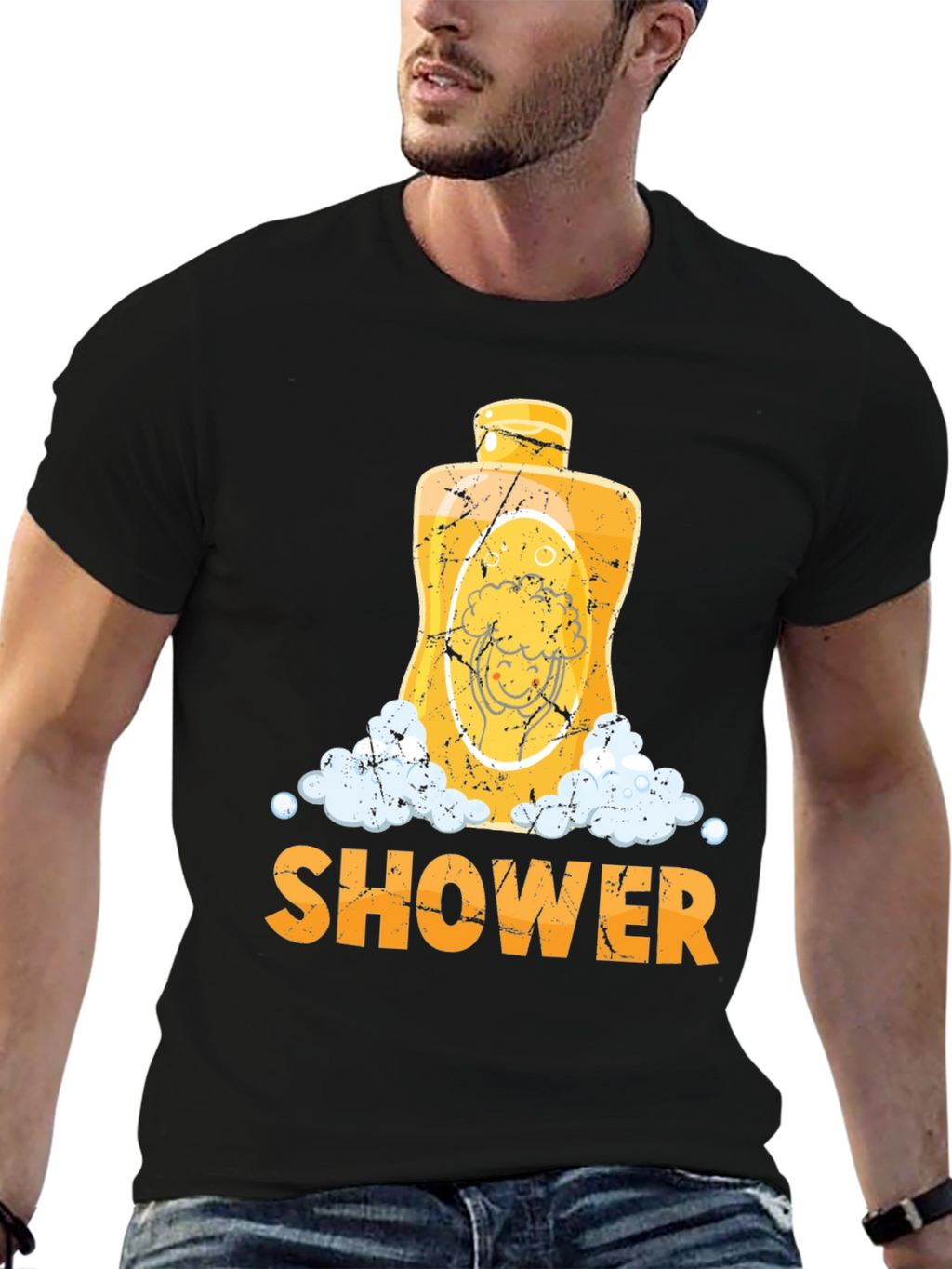 Shower Time T-Shirt - Fun Bath Design