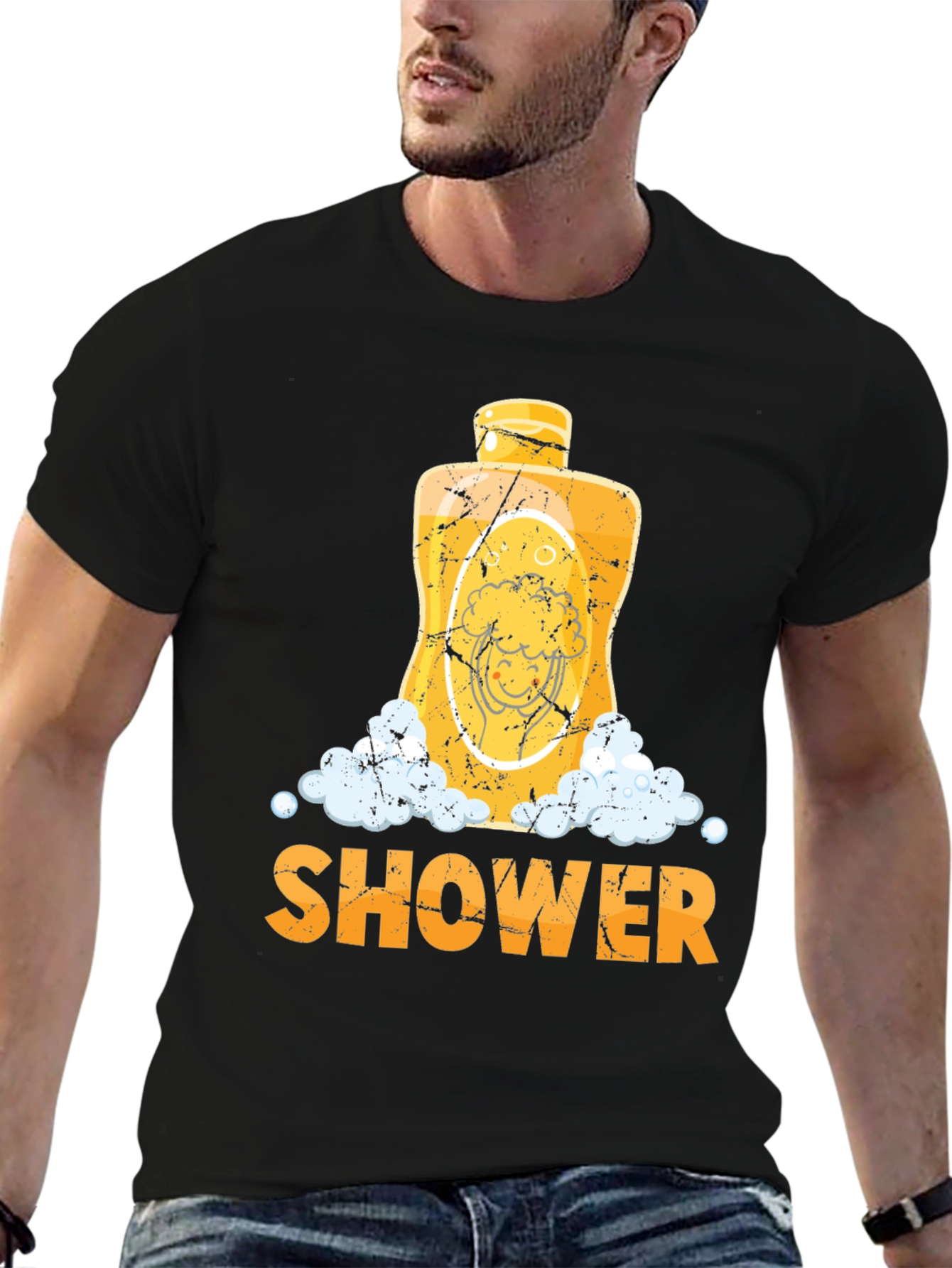 Shower Time T-Shirt - Fun Bath Design