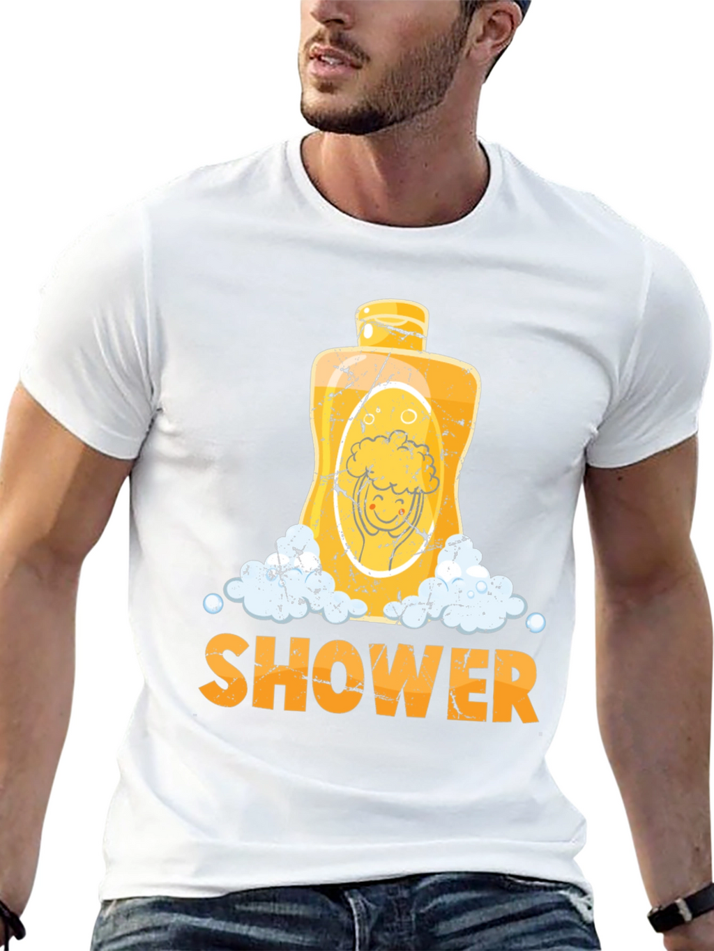 Shower Time T-Shirt - Fun Bath Design
