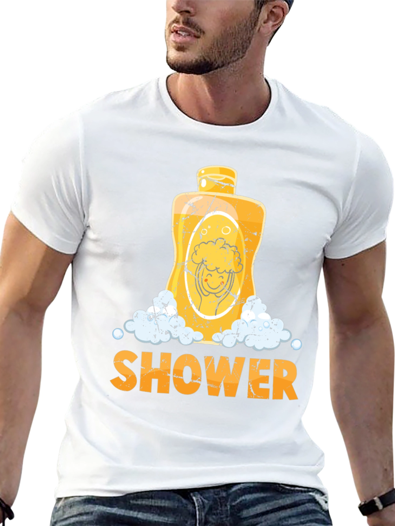 Shower Time T-Shirt - Fun Bath Design